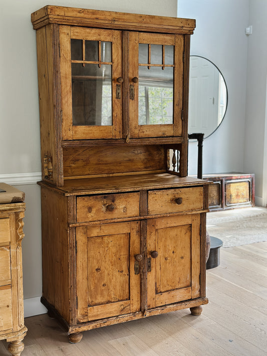 Antique Pine Hutch