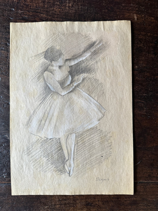 Antique Degas Sketch (reproduction)