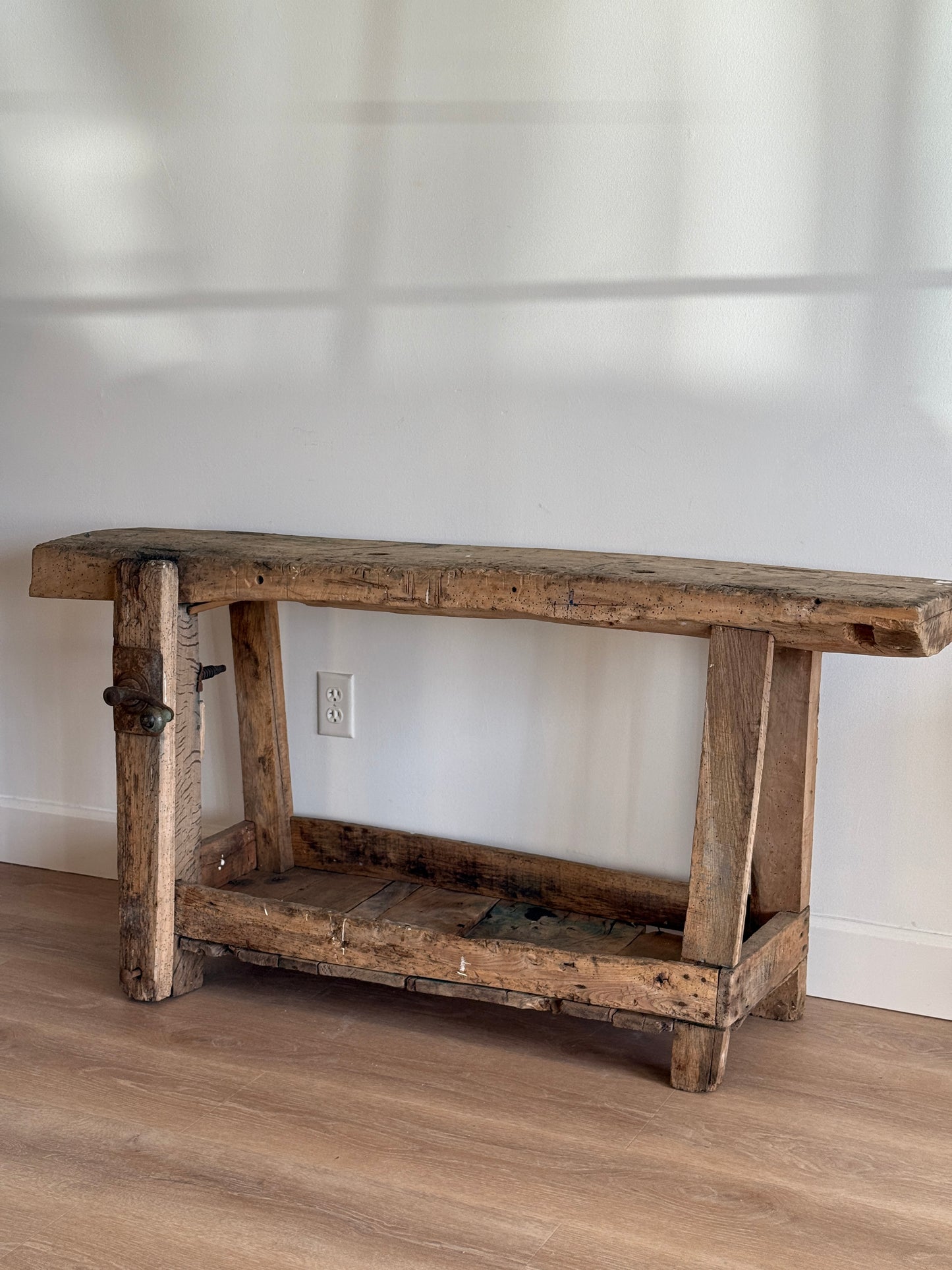 Antique 19th French Carpenter's Work Bench