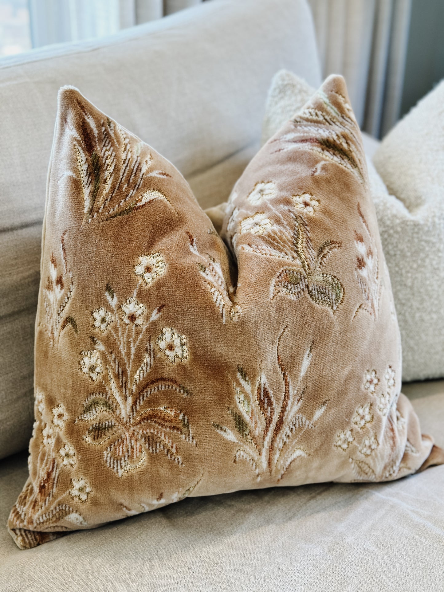 Custom Vintage Velvet Tapestry Pillows