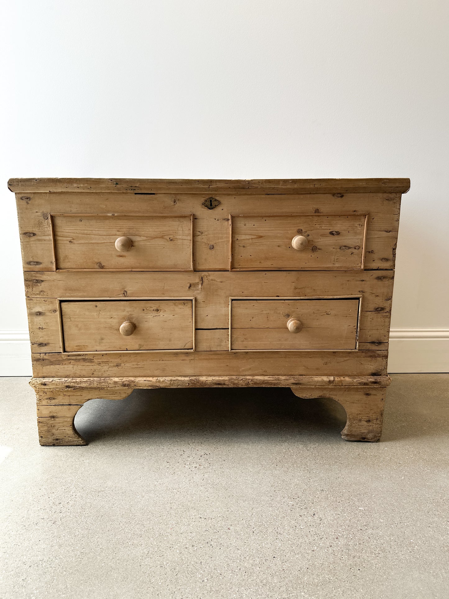 Antique Pine Chest/Trunk