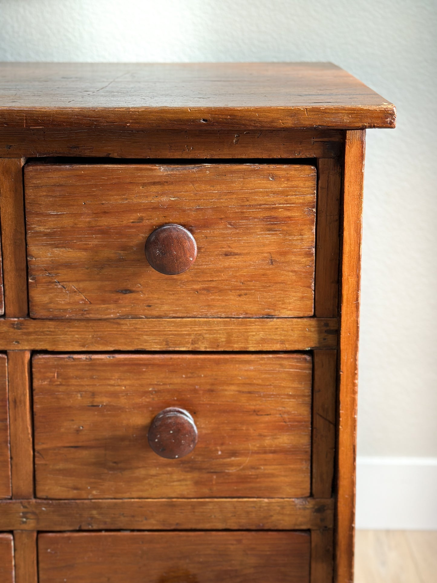 Antique English Pine Sideboard/Chest of Drawers