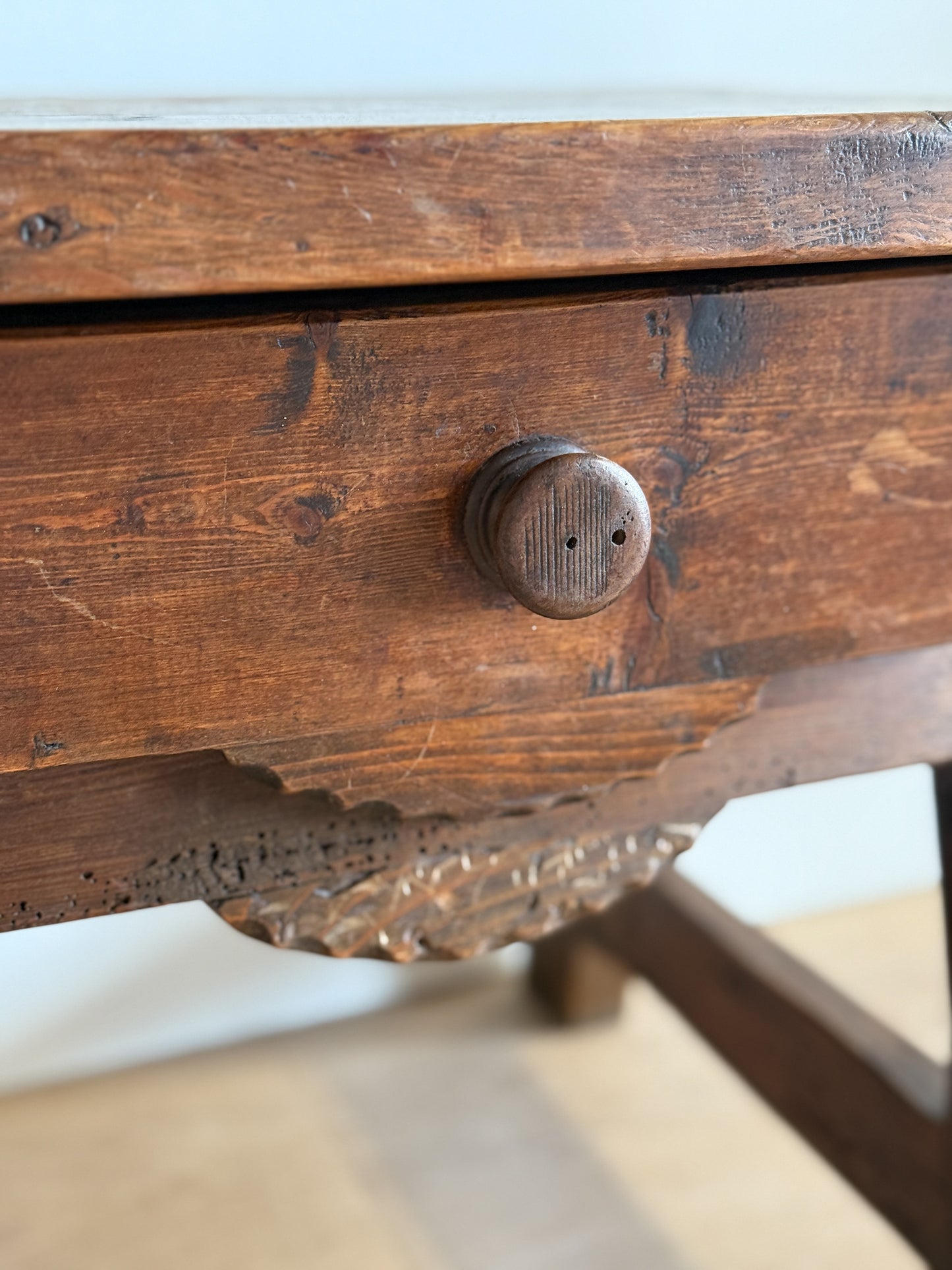 Antique French End Table