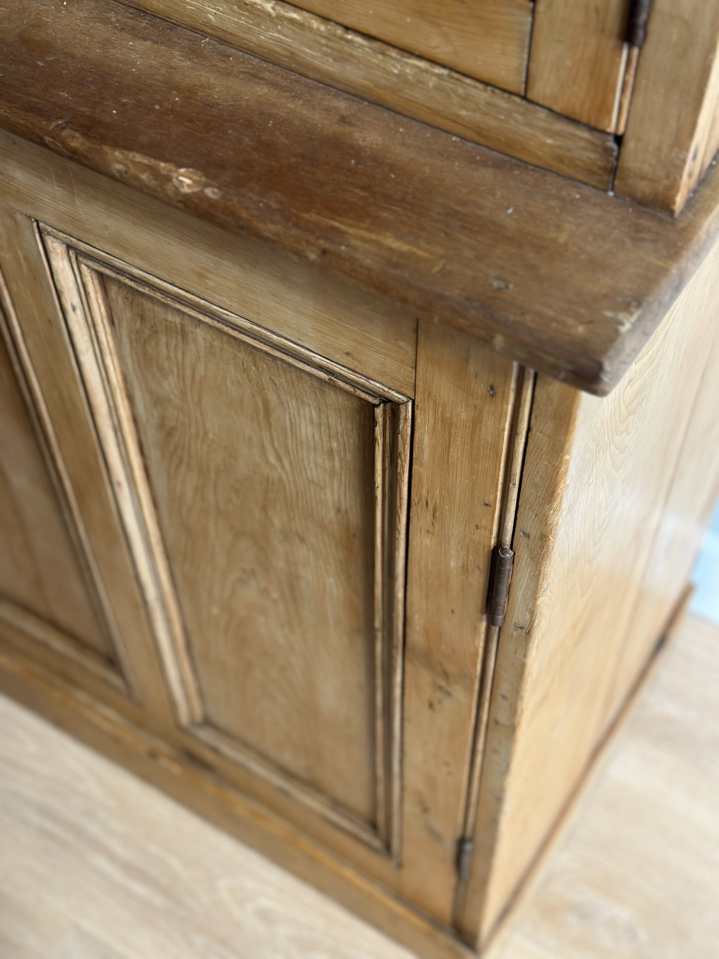 Antique English Pine Cubby Hutch