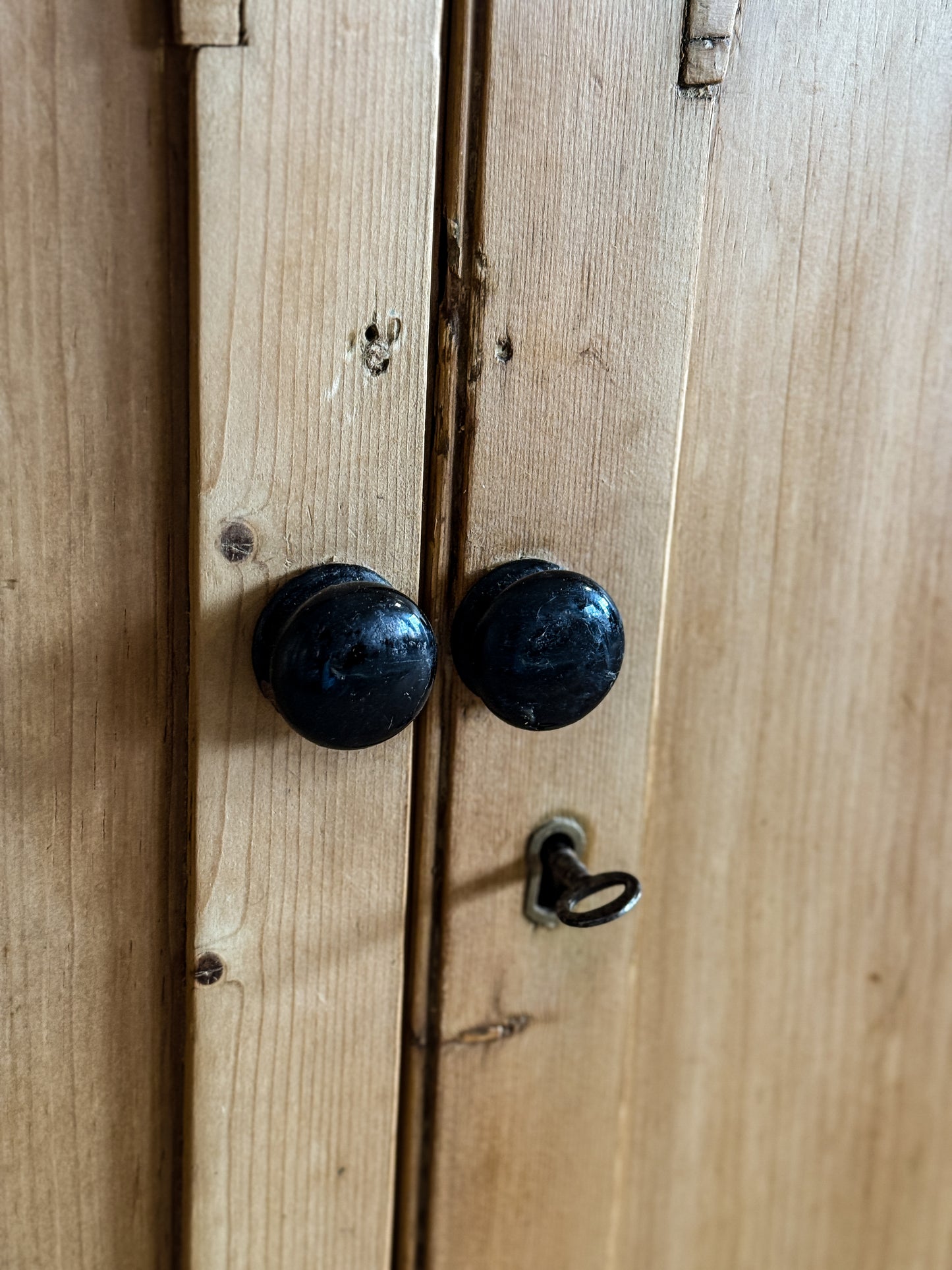 Antique English Pine Sideboard