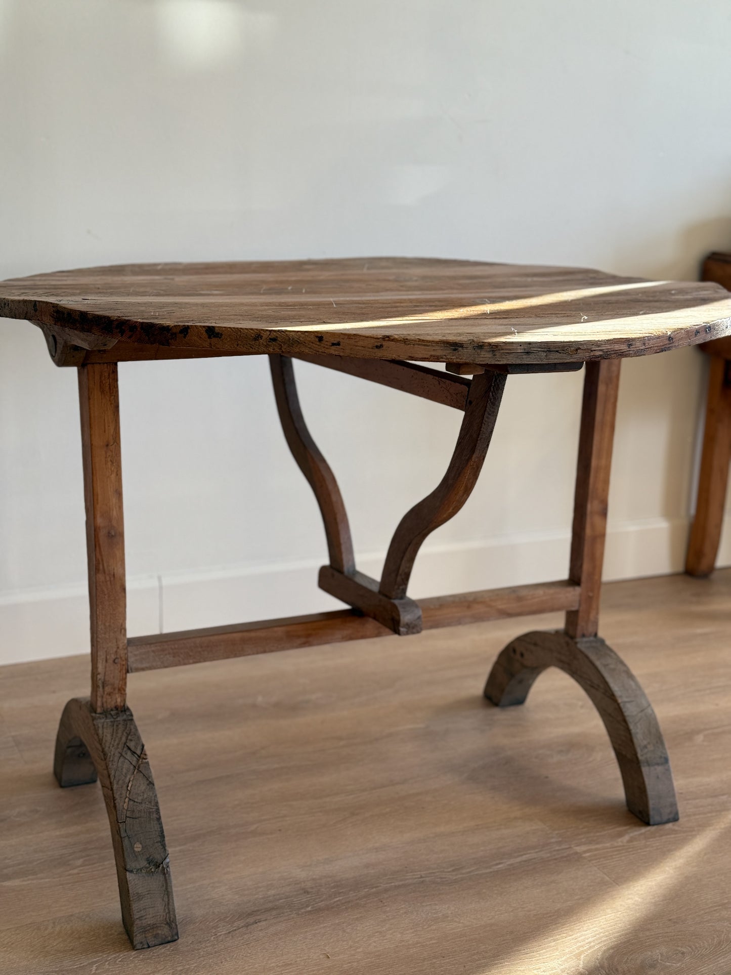 19th Century Antique French Folding Wine Table