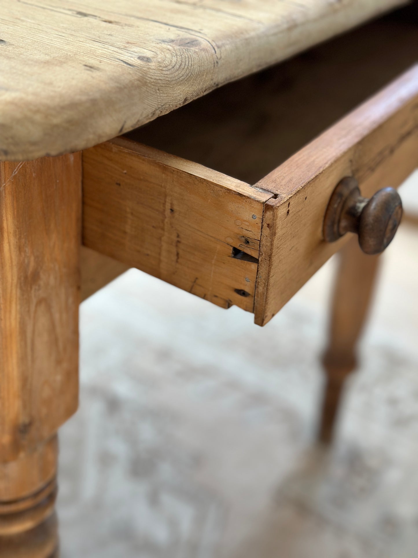 Antique English Pine Table