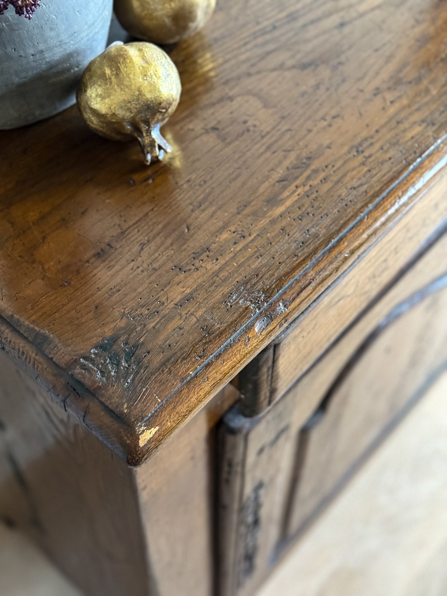 18th Century French Oak Accent Cabinet