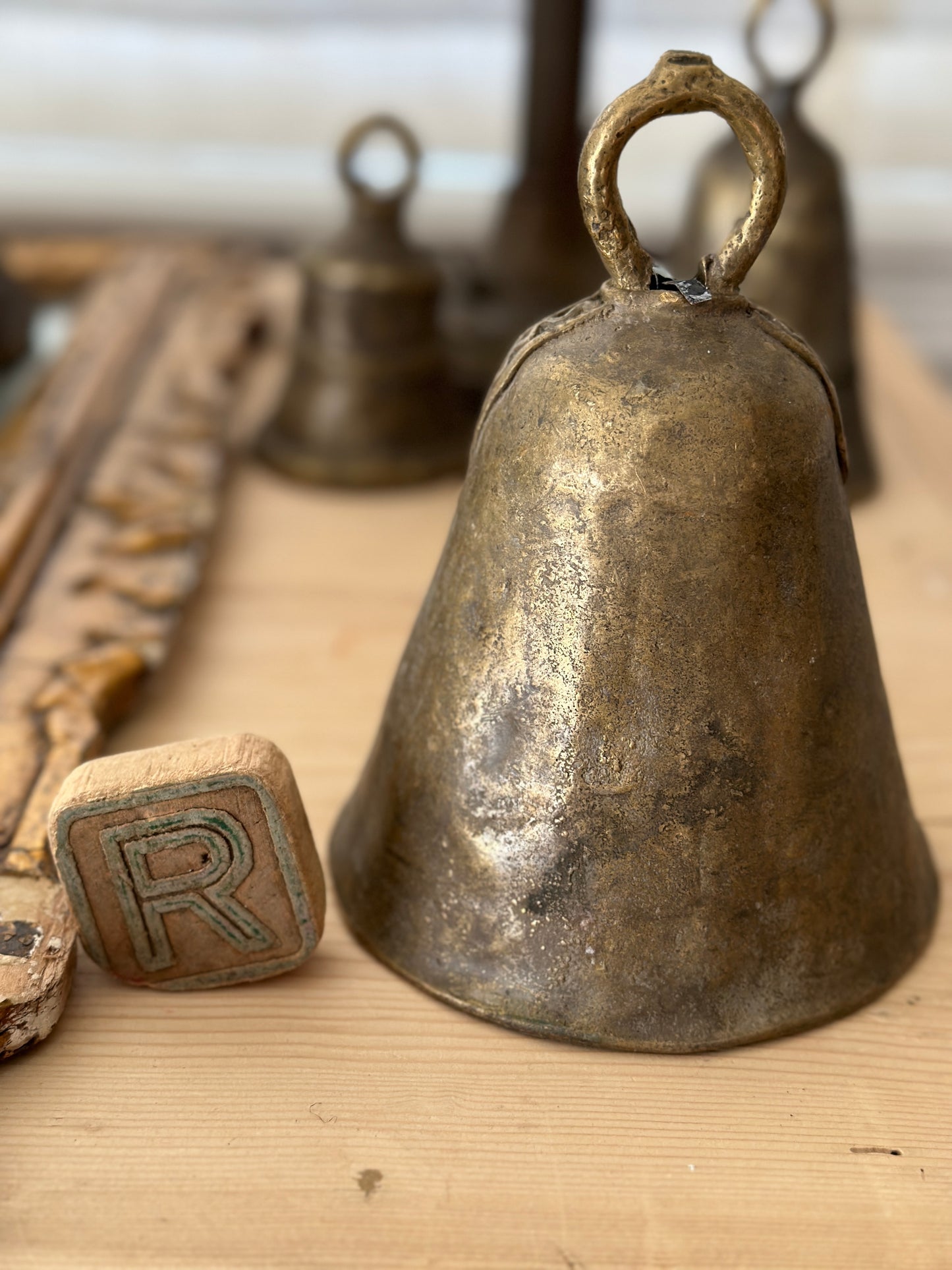 Large Antique African Cow Bells