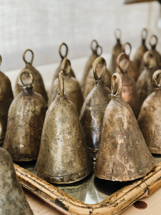 Large Antique African Cow Bells