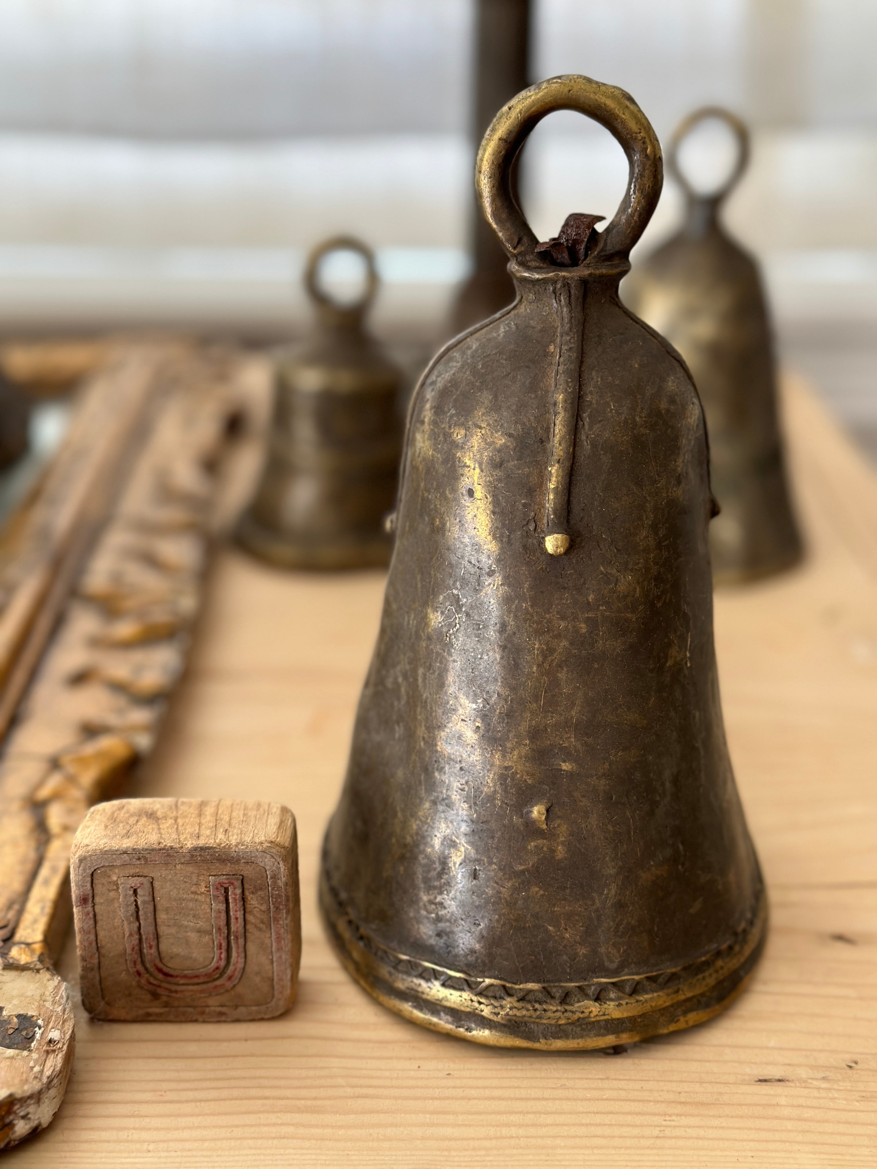 Antique outlets cow bell /Large