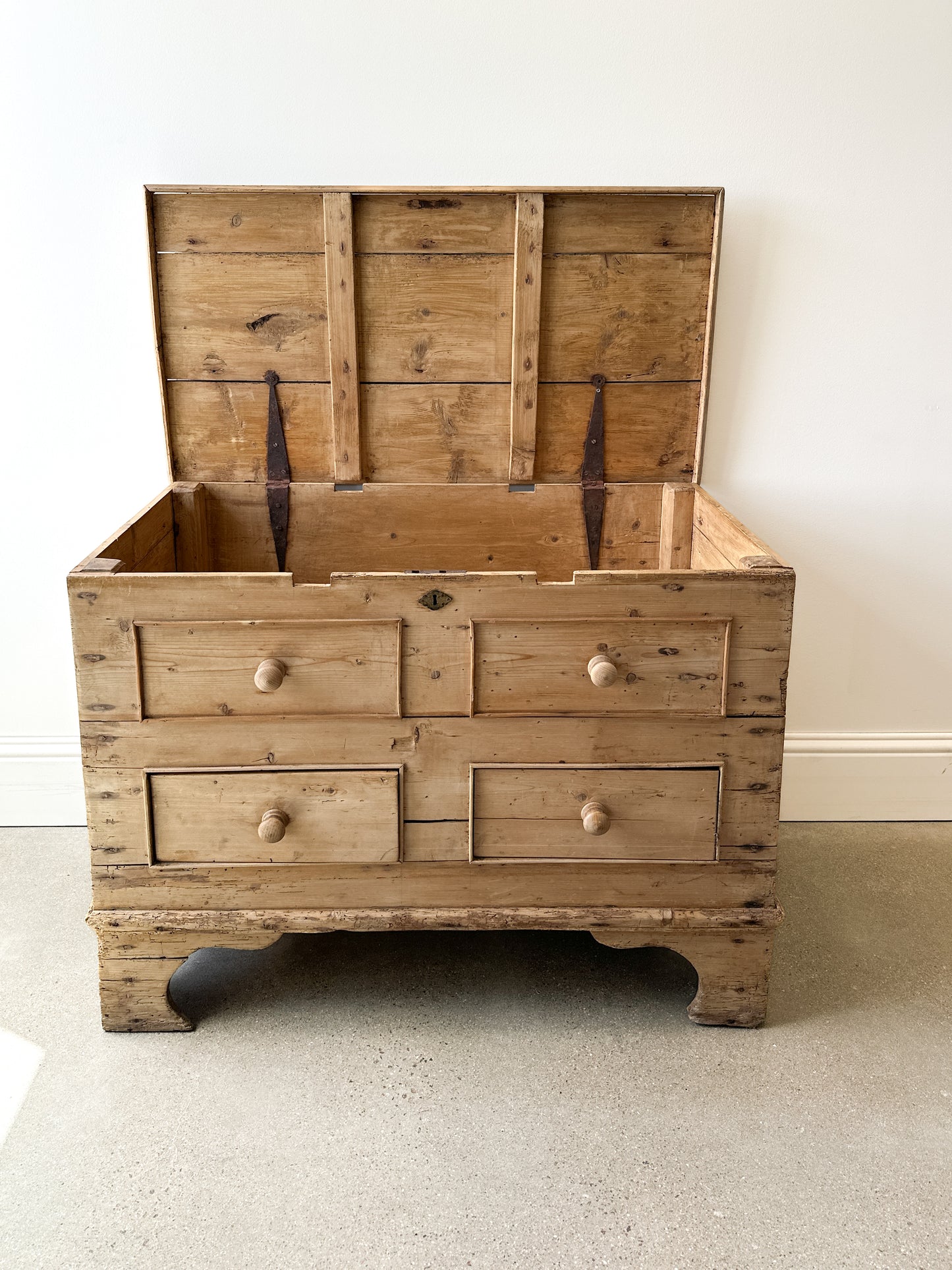 Antique Pine Chest/Trunk