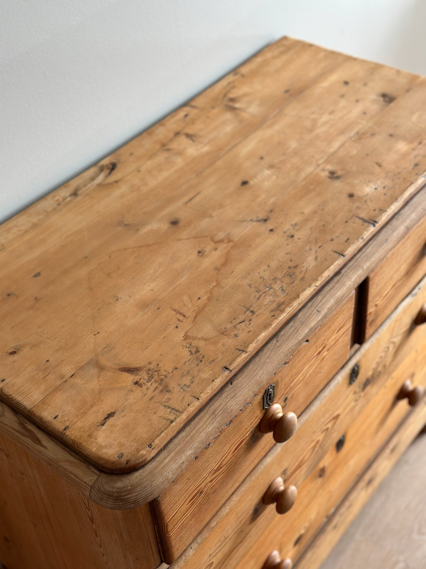 Antique European Pine Dresser