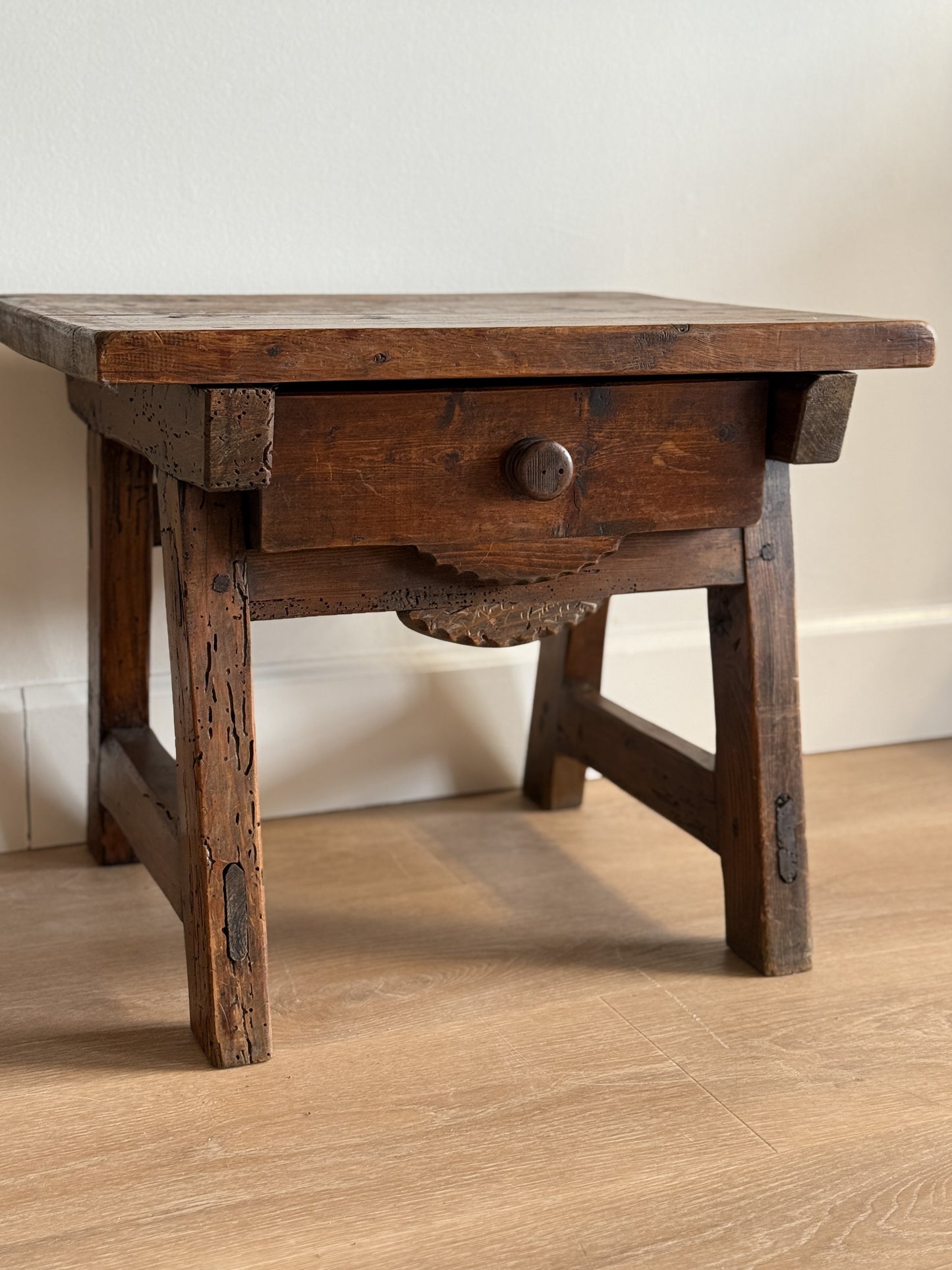 Antique French End Table