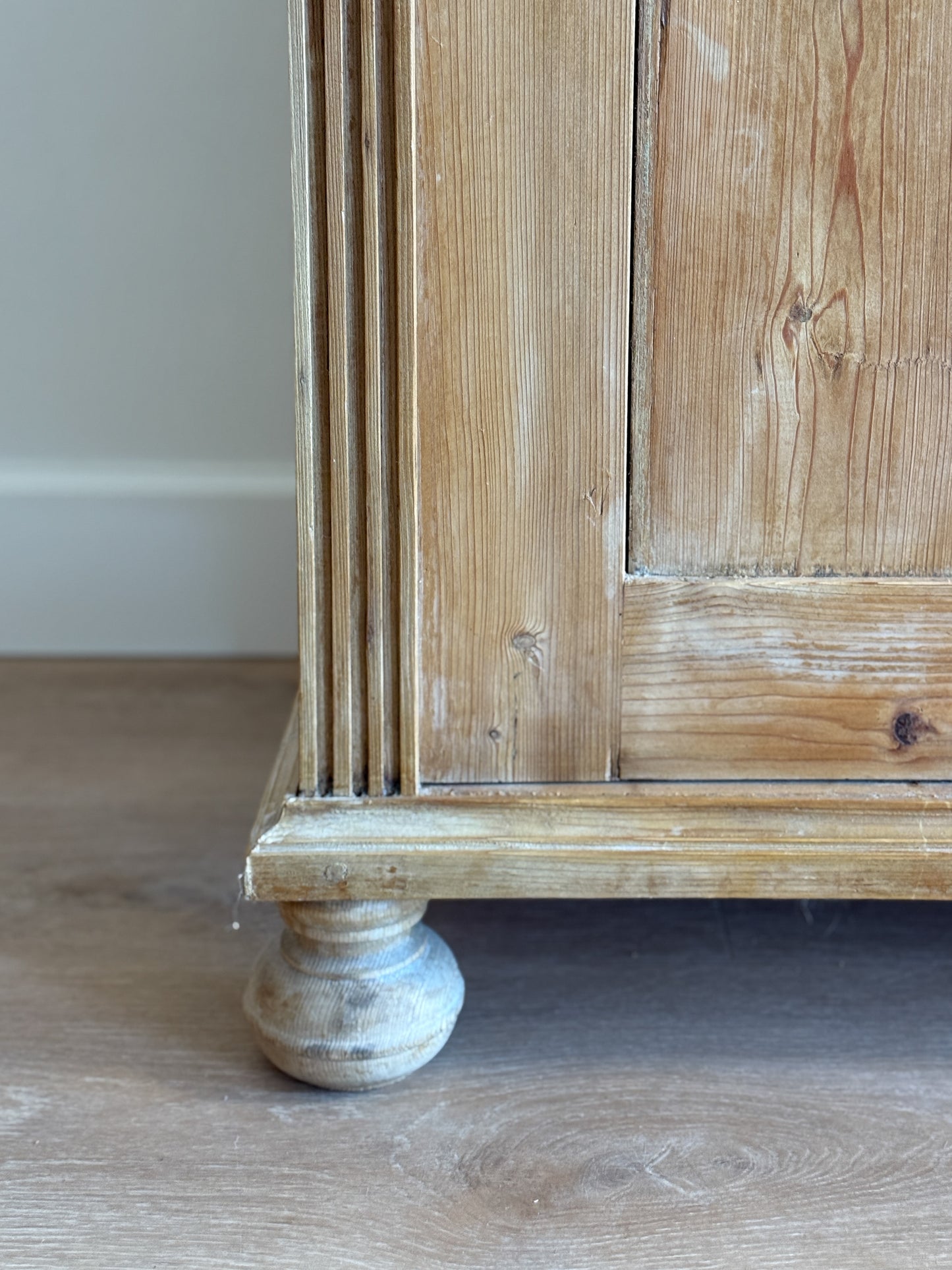 Antique English Pine Sideboard