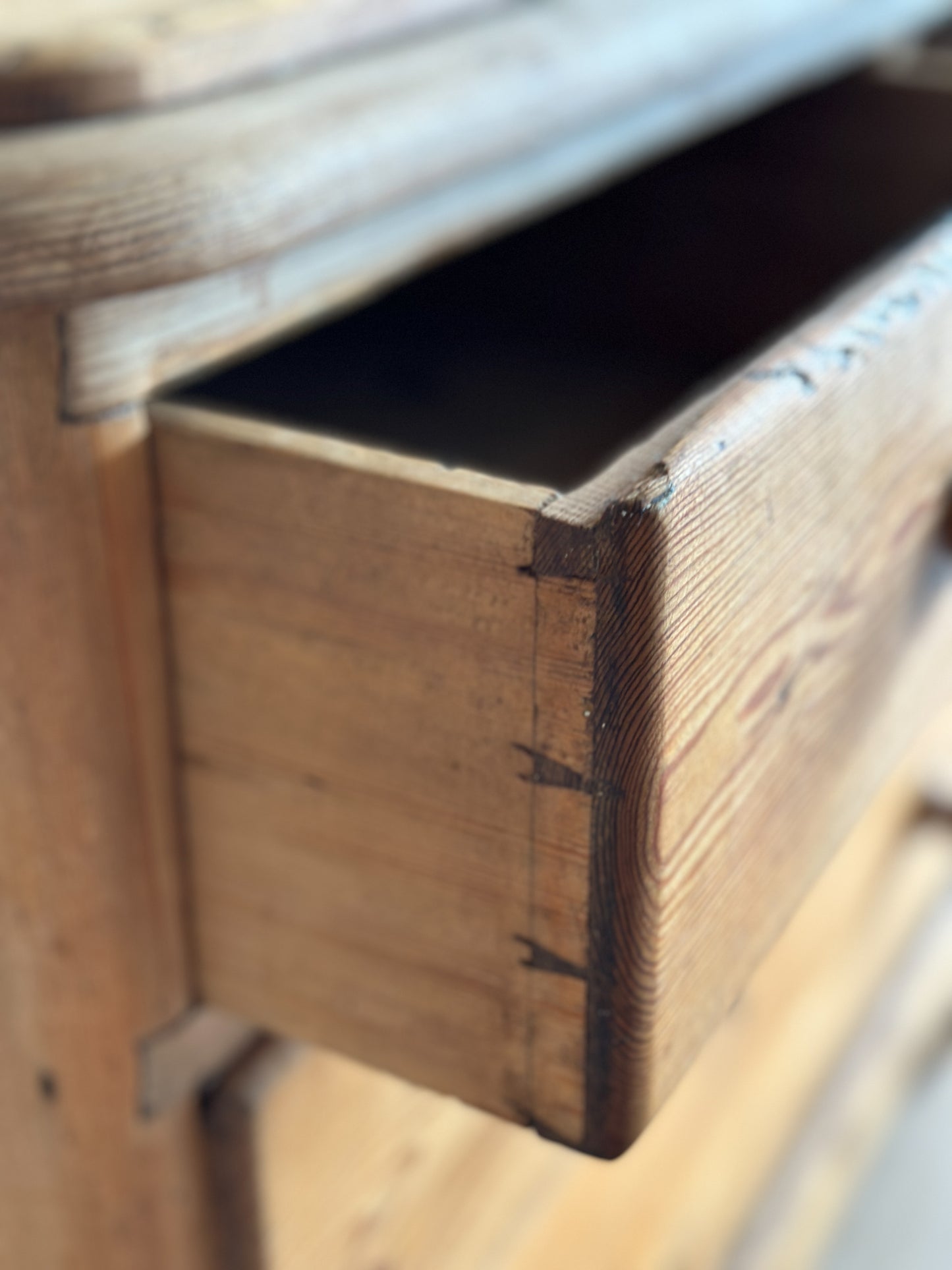 Antique European Pine Dresser