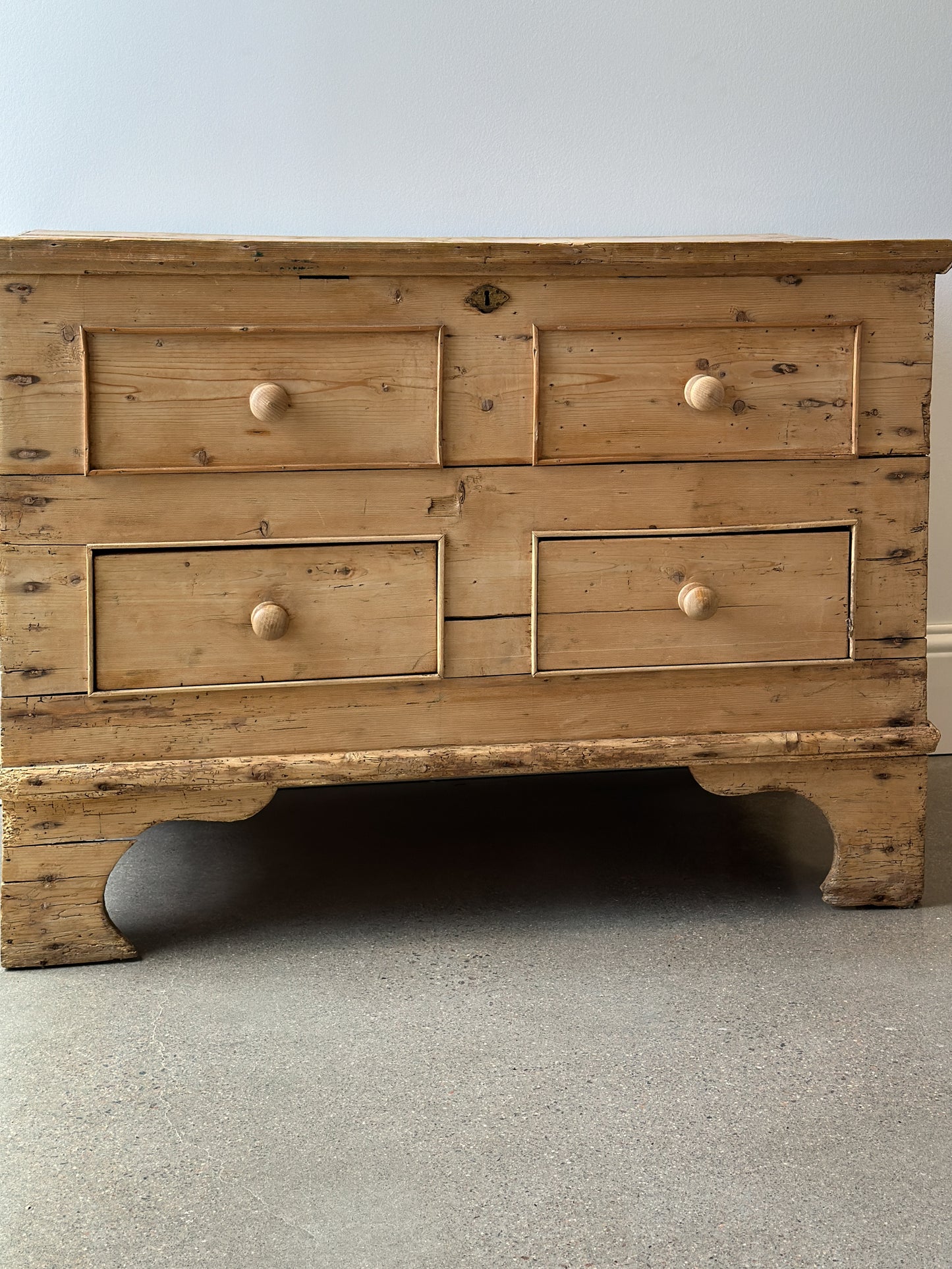 Antique Pine Chest/Trunk