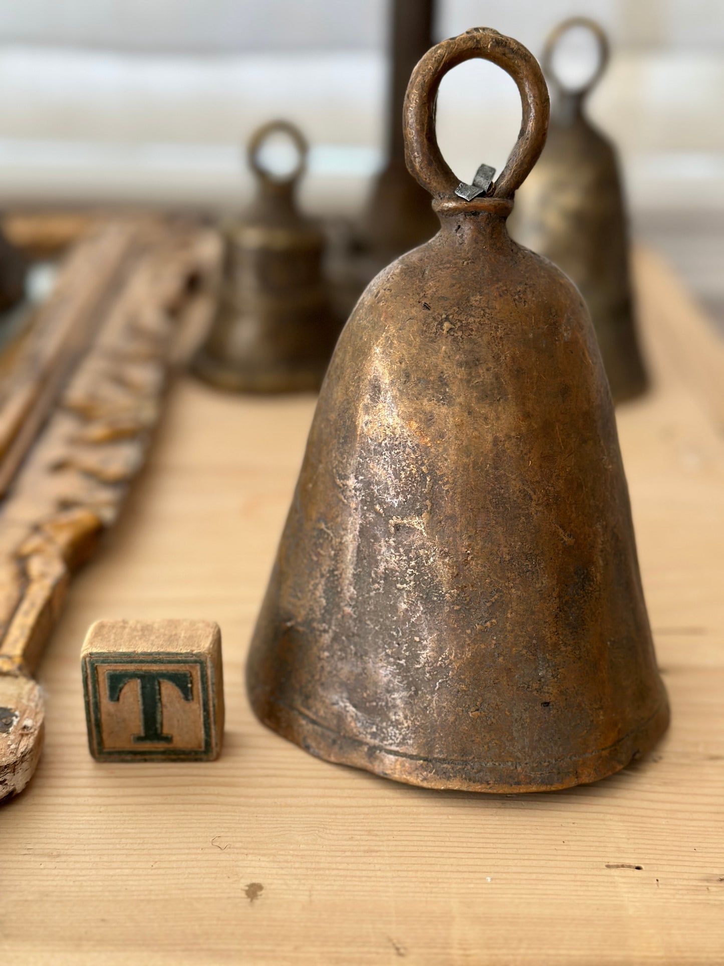 Large Antique African Cow Bells