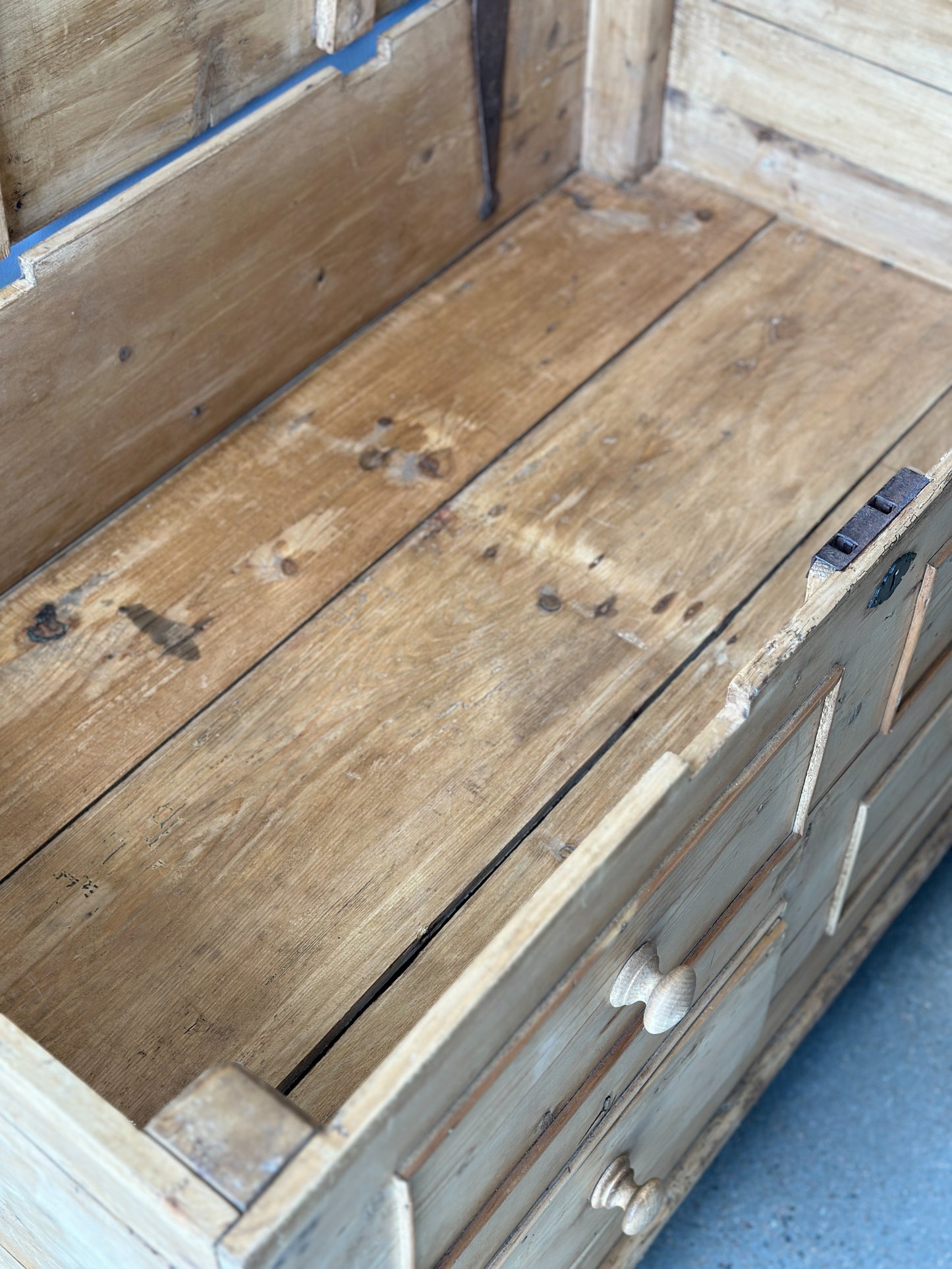 Antique Pine Chest/Trunk