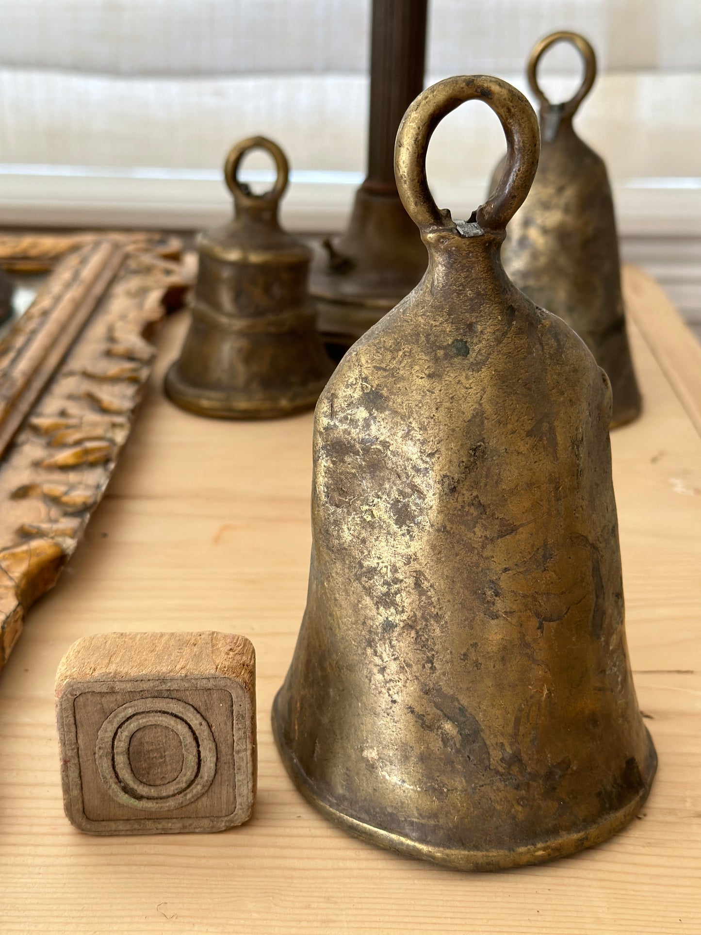 Large Antique African Cow Bells