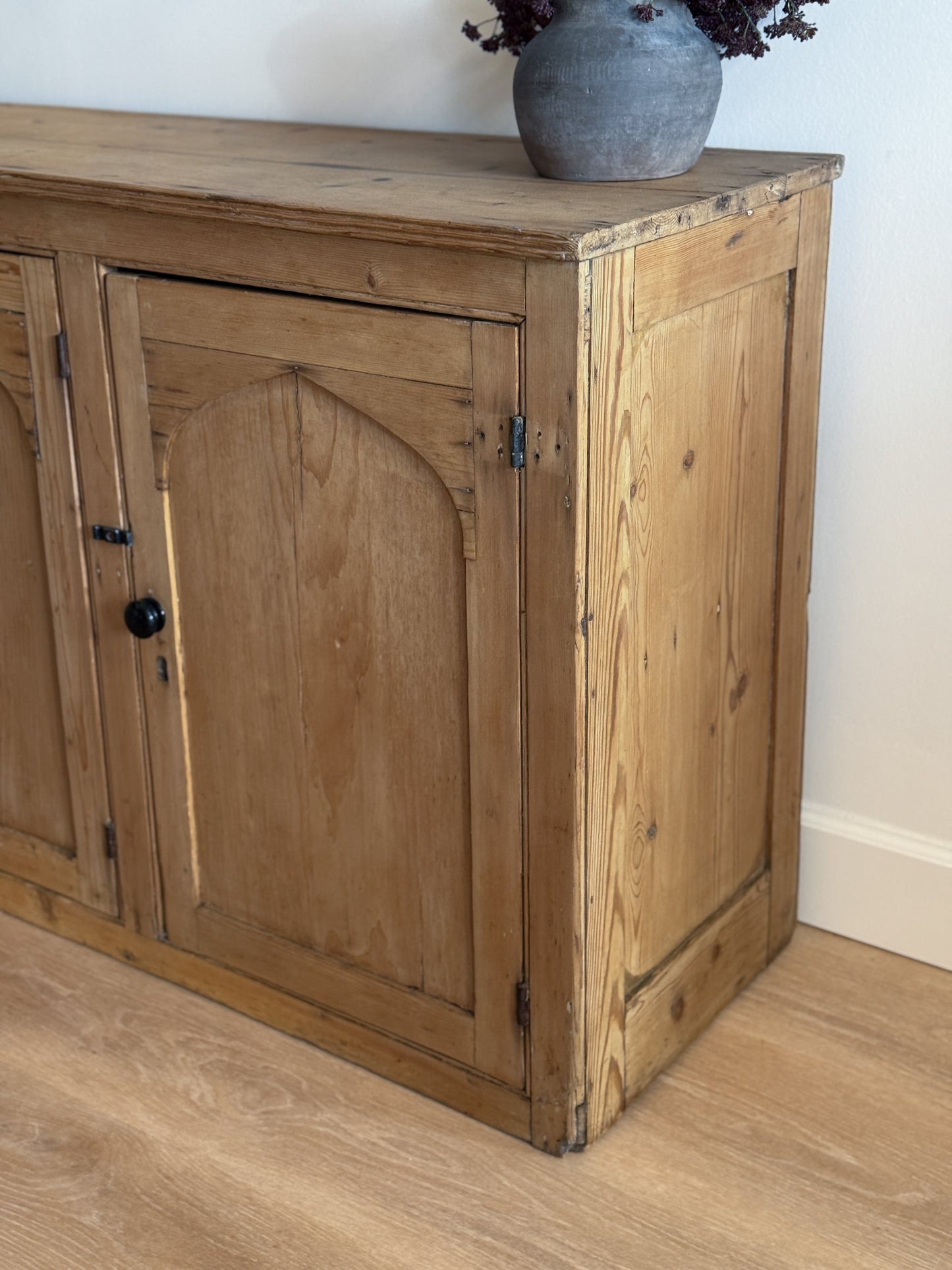 Antique English Pine Sideboard