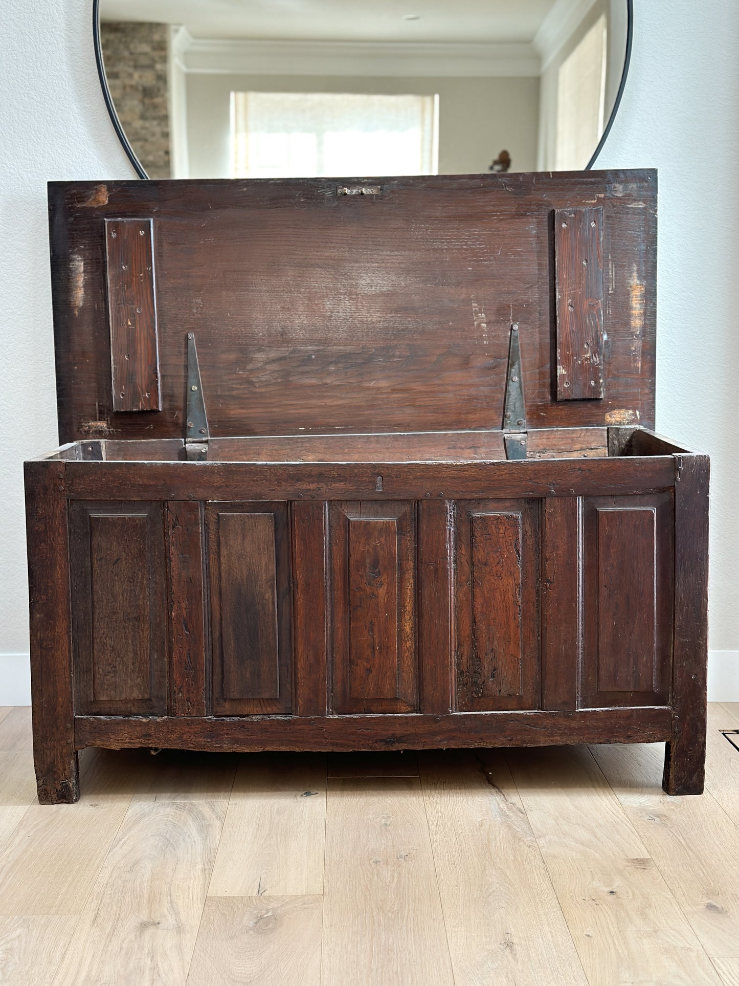 Large Antique English Trunk (1780)