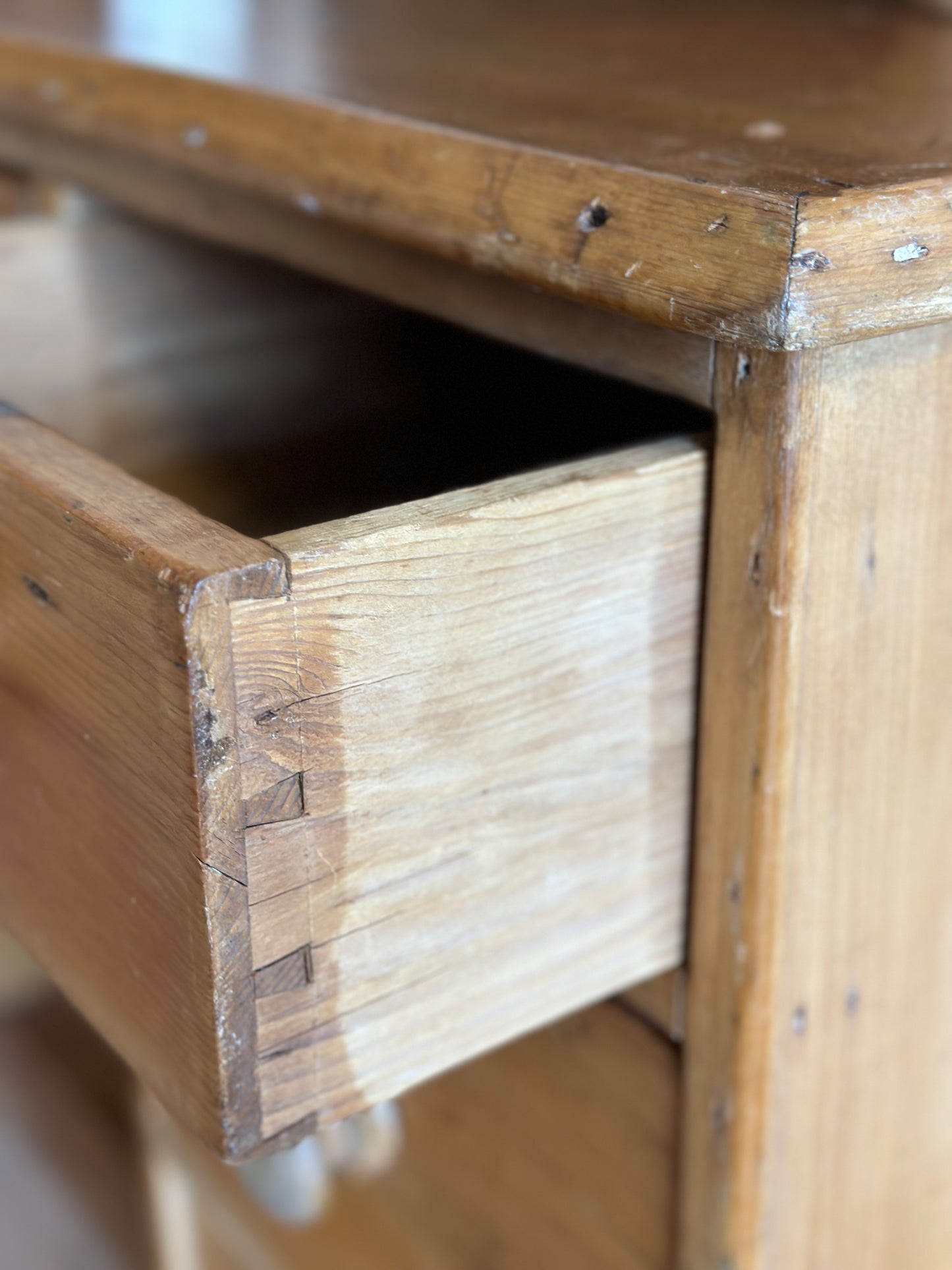 Antique European Pine Desk