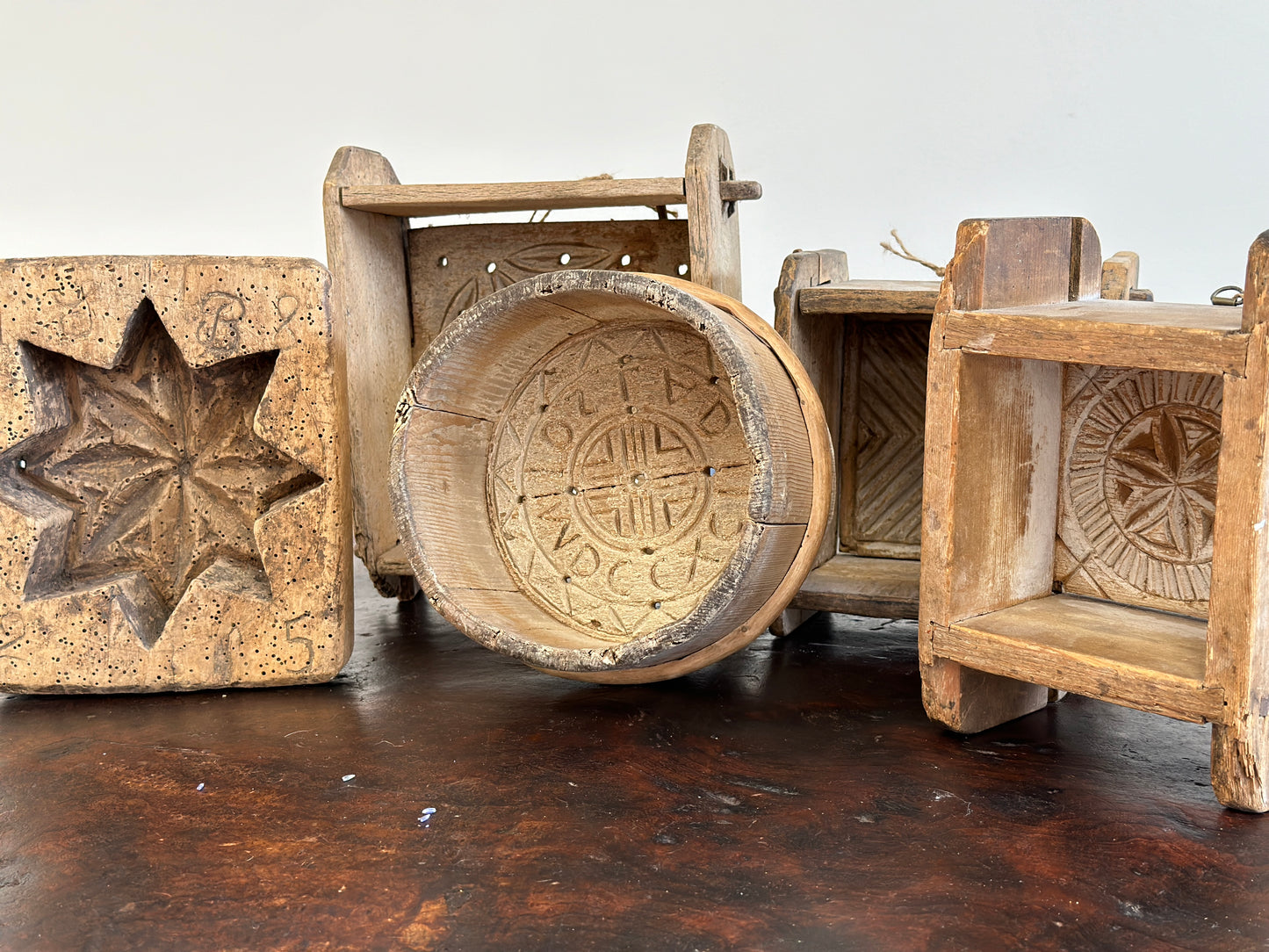 Antique Swedish Cheese Molds