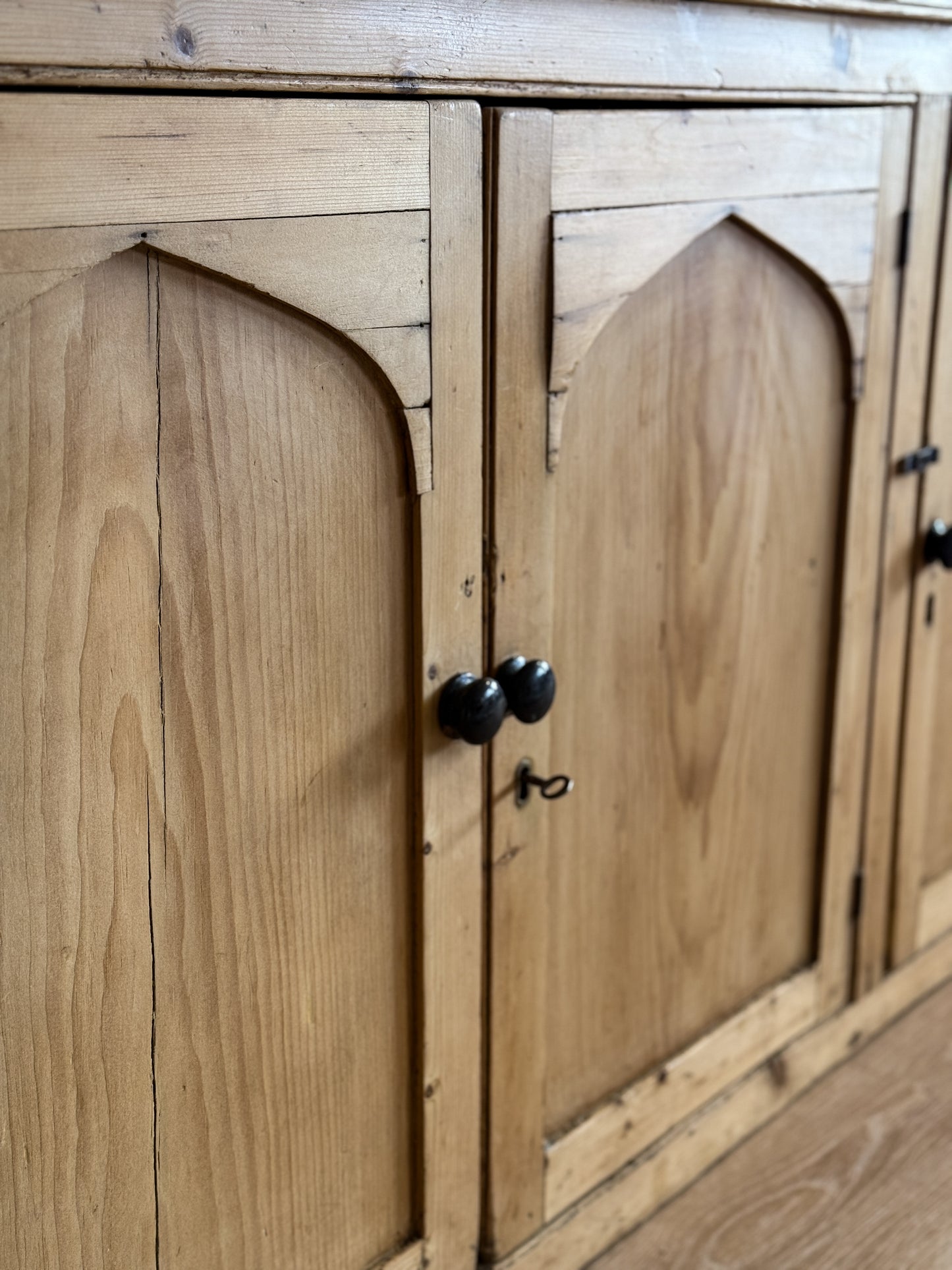 Antique English Pine Sideboard