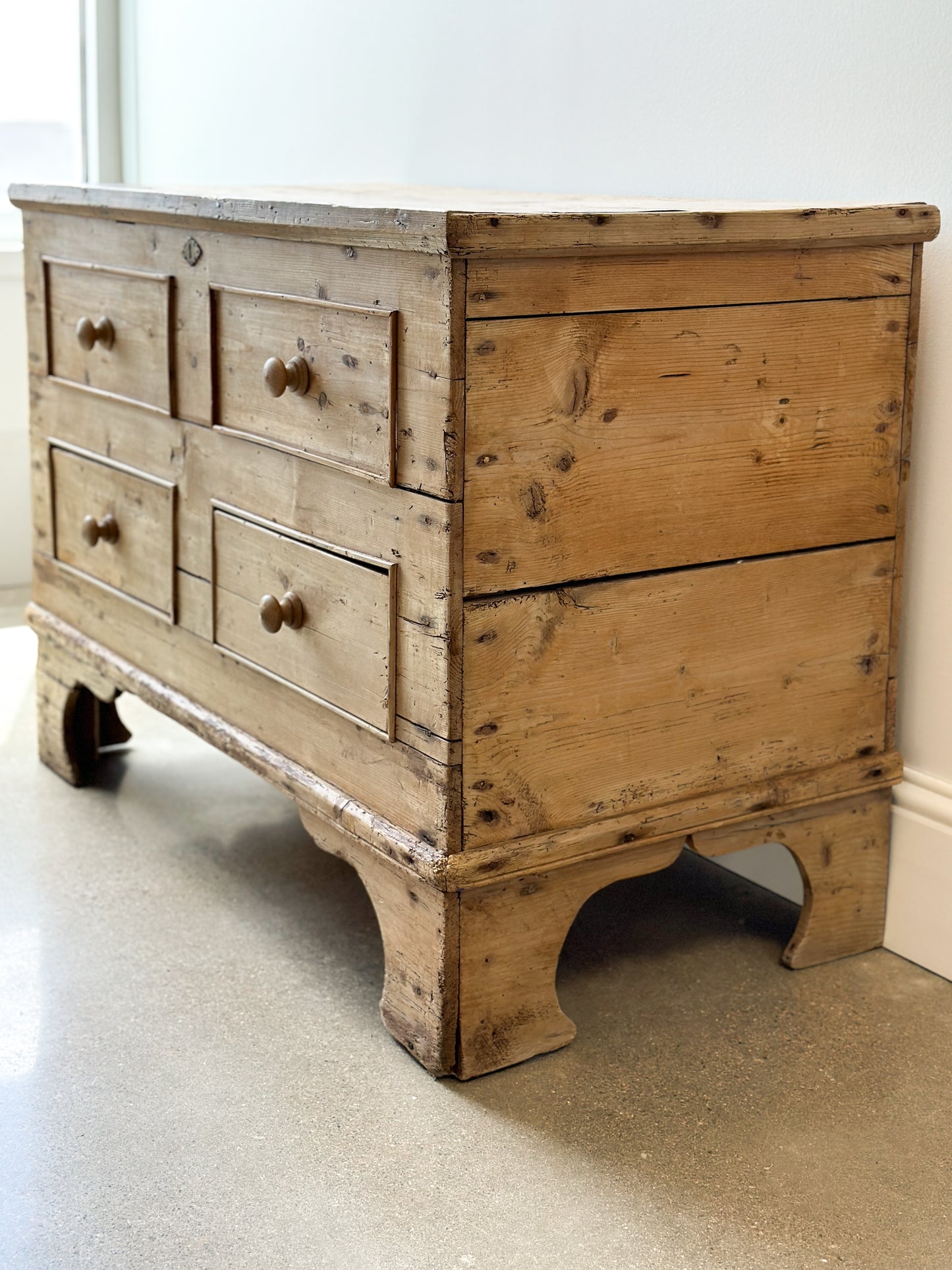 Antique Pine Chest/Trunk