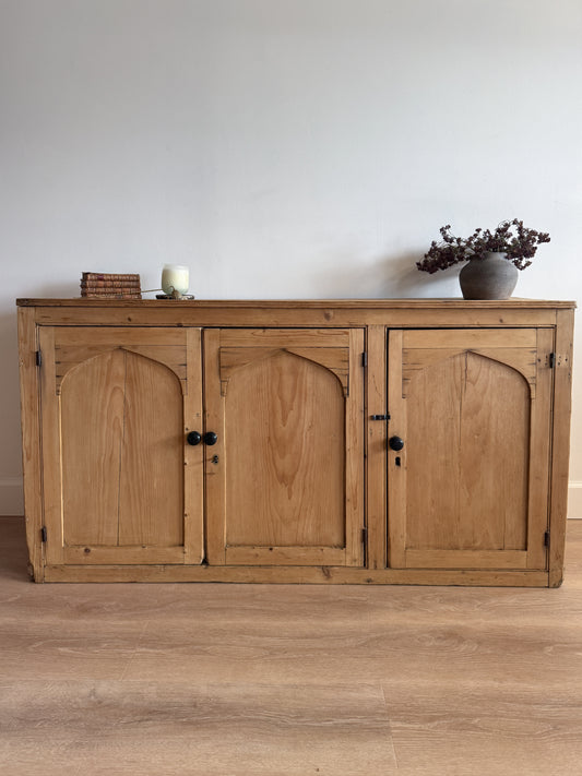 Antique English Pine Sideboard