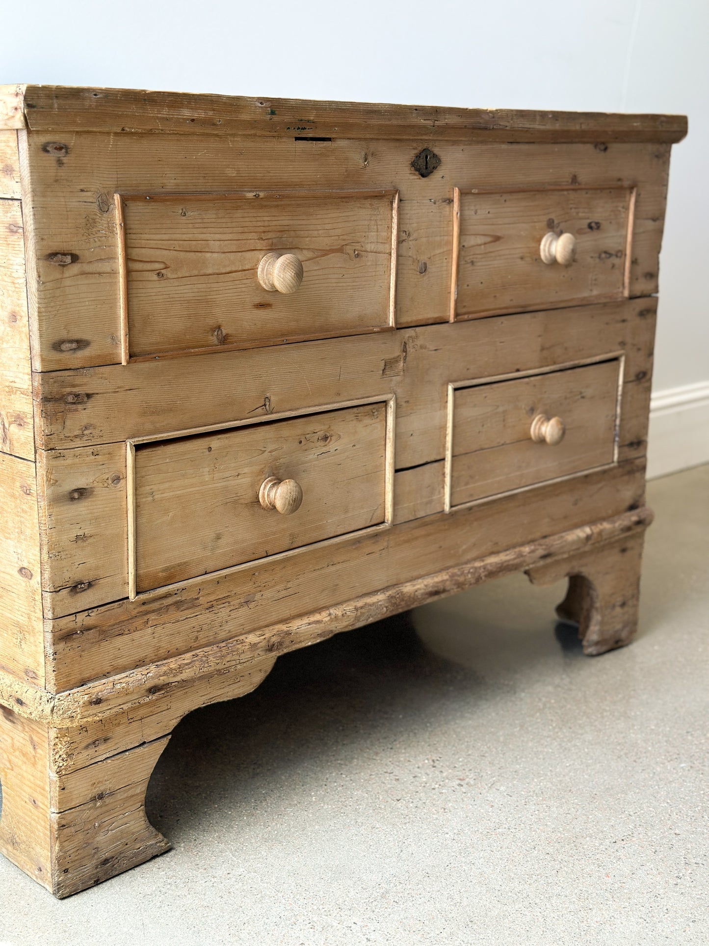 Antique Pine Chest/Trunk