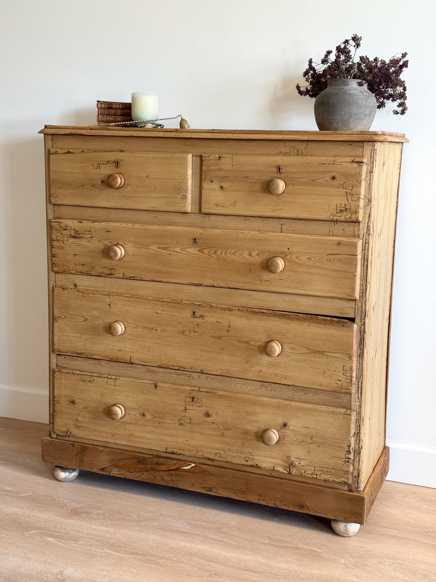 Antique English Pine Dresser