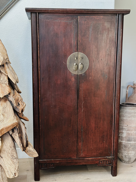 Antique Chinese Elm Cabinet/Armoire