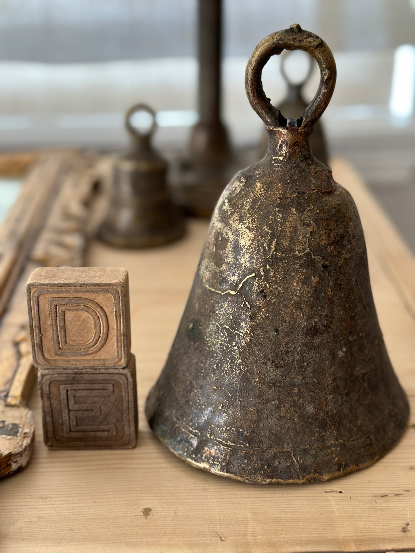 Large Antique African Cow Bells