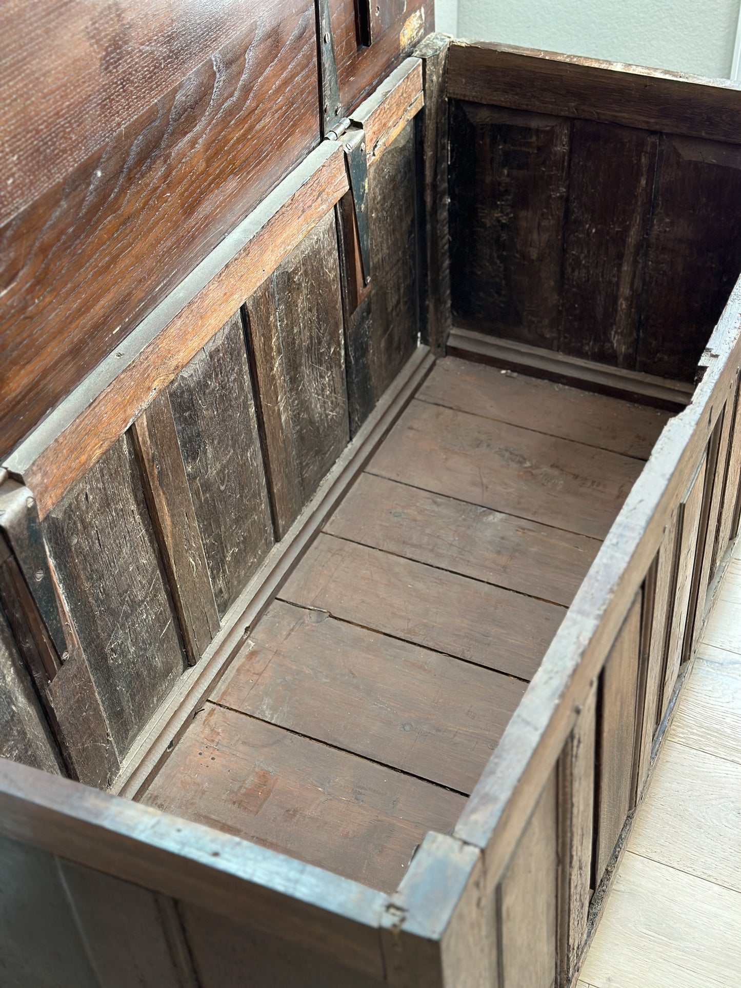 Large Antique English Trunk (1780)