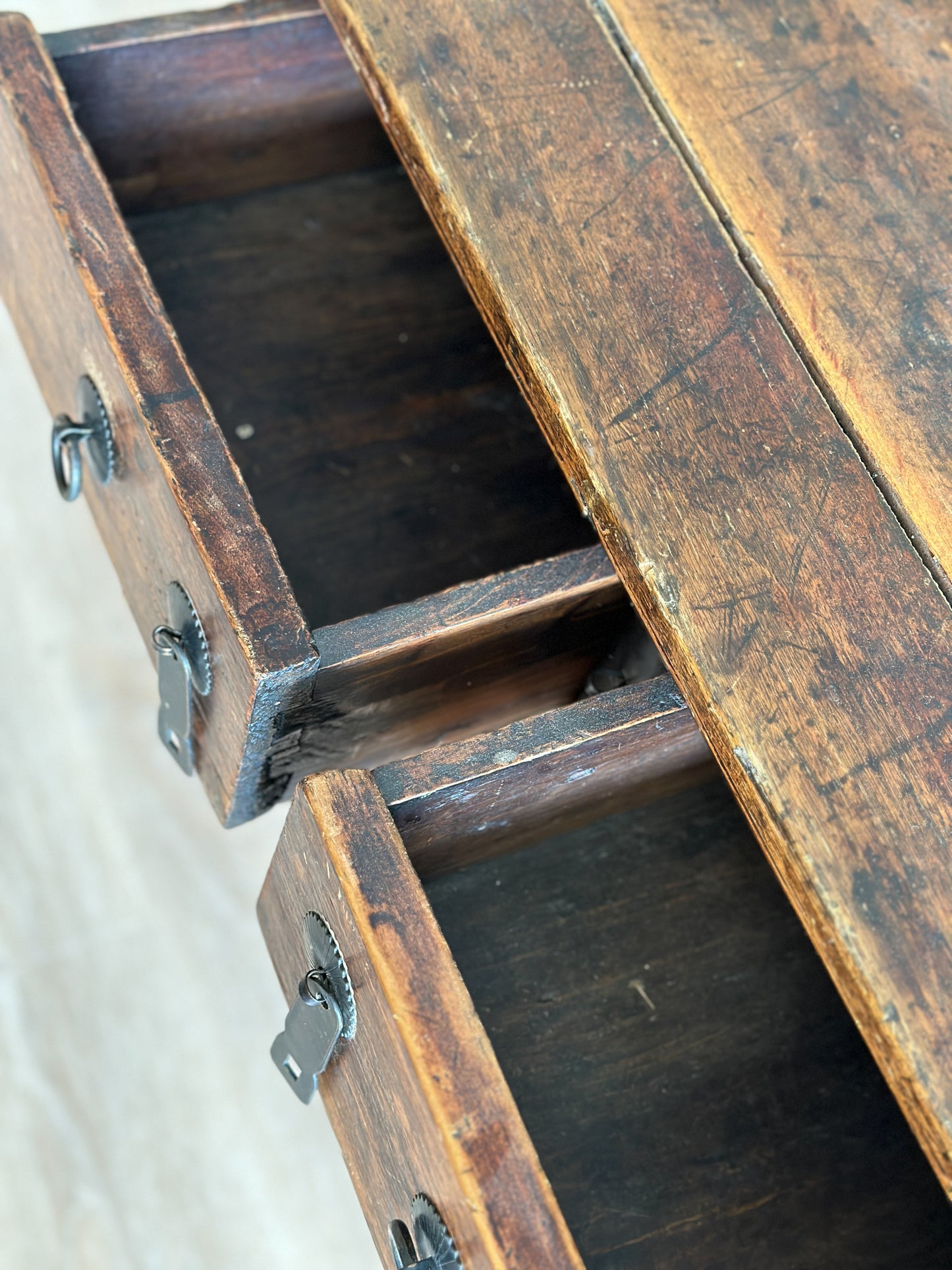 Antique Chinese Elm Console Table