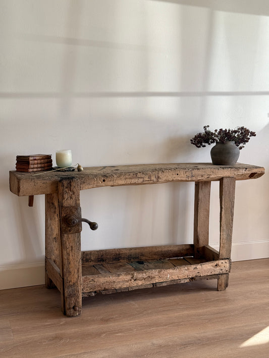 Antique 19th French Carpenter's Work Bench