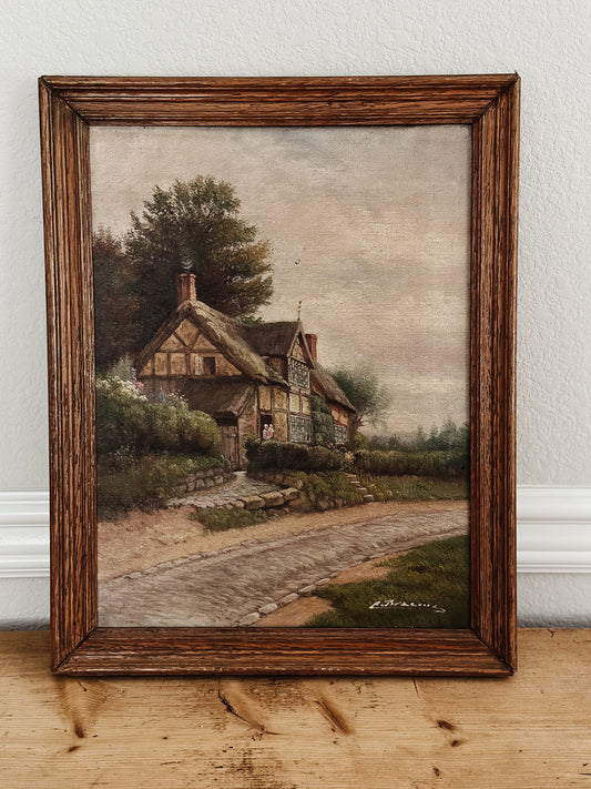 Antique Original Dutch Oil Painting