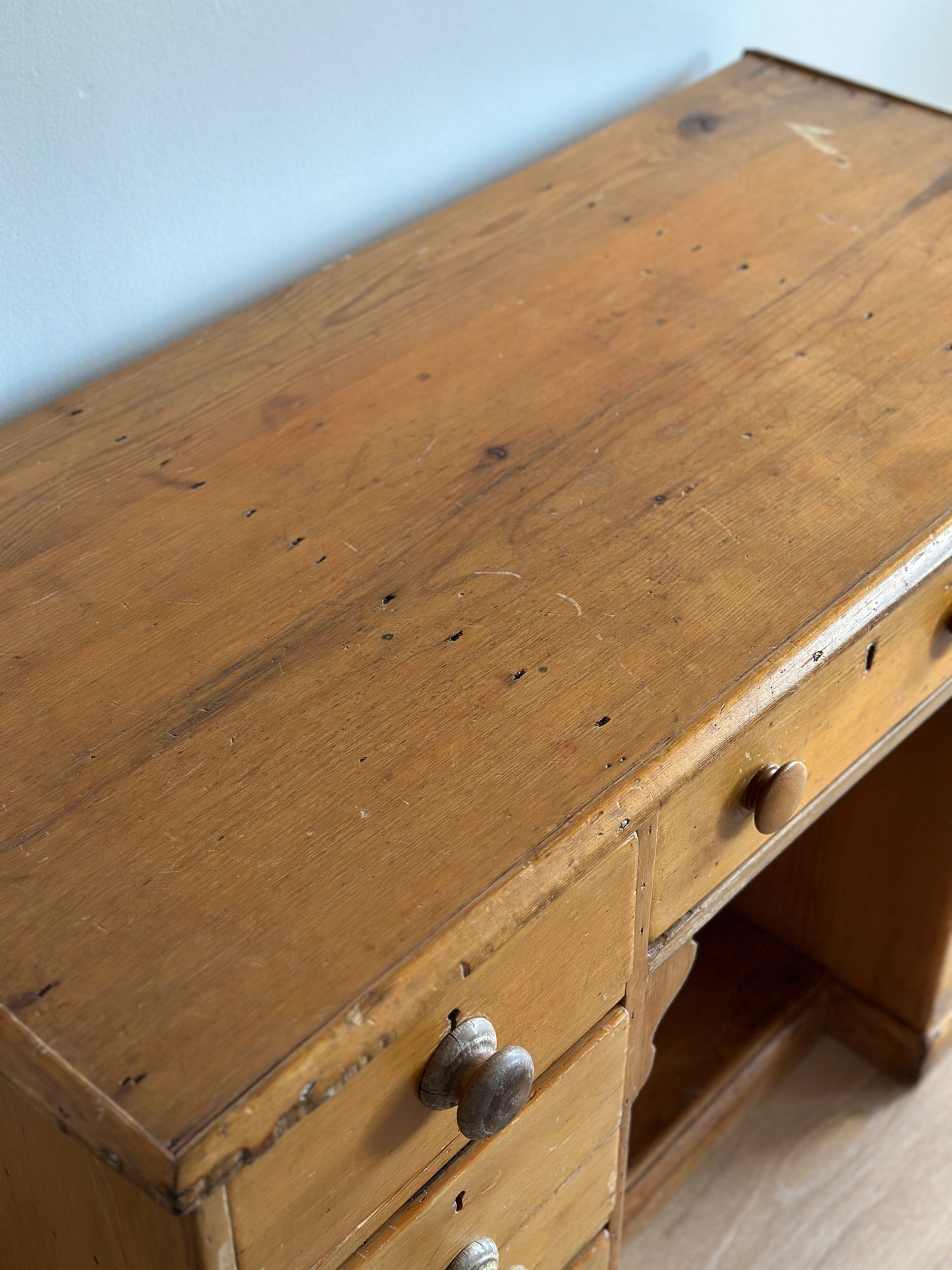 Antique European Pine Desk