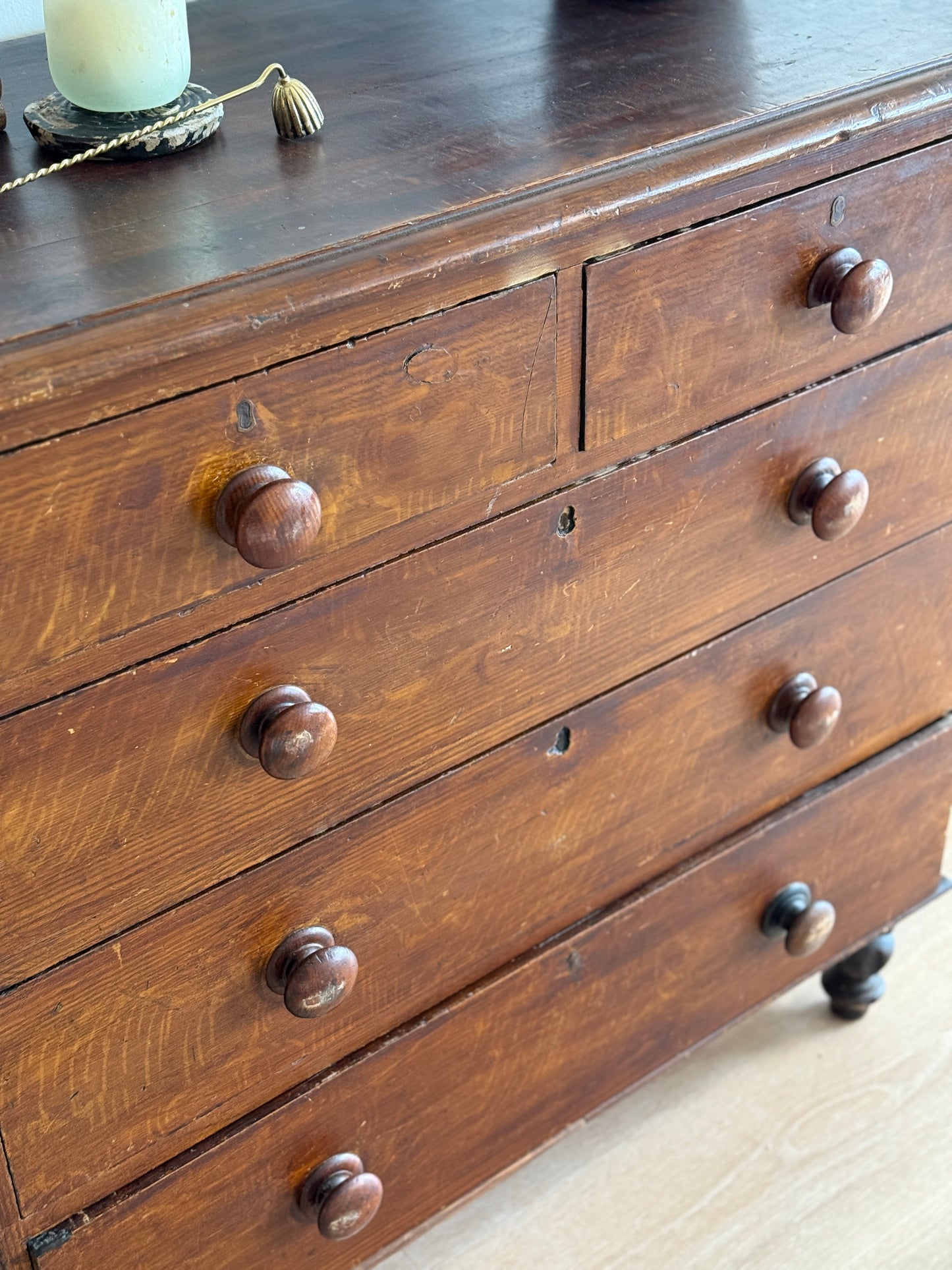 Antique English Pine Dresser