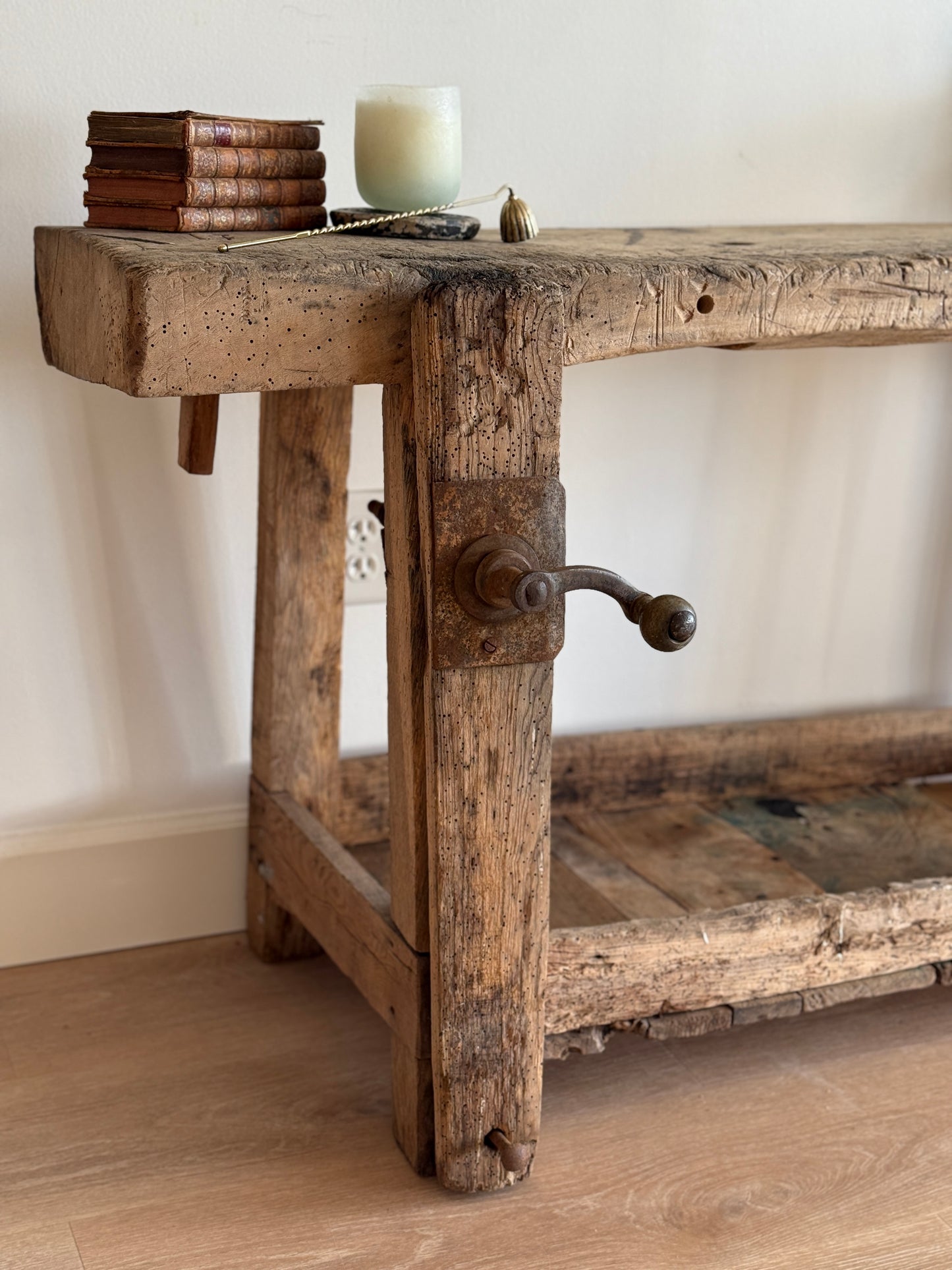 Antique 19th French Carpenter's Work Bench