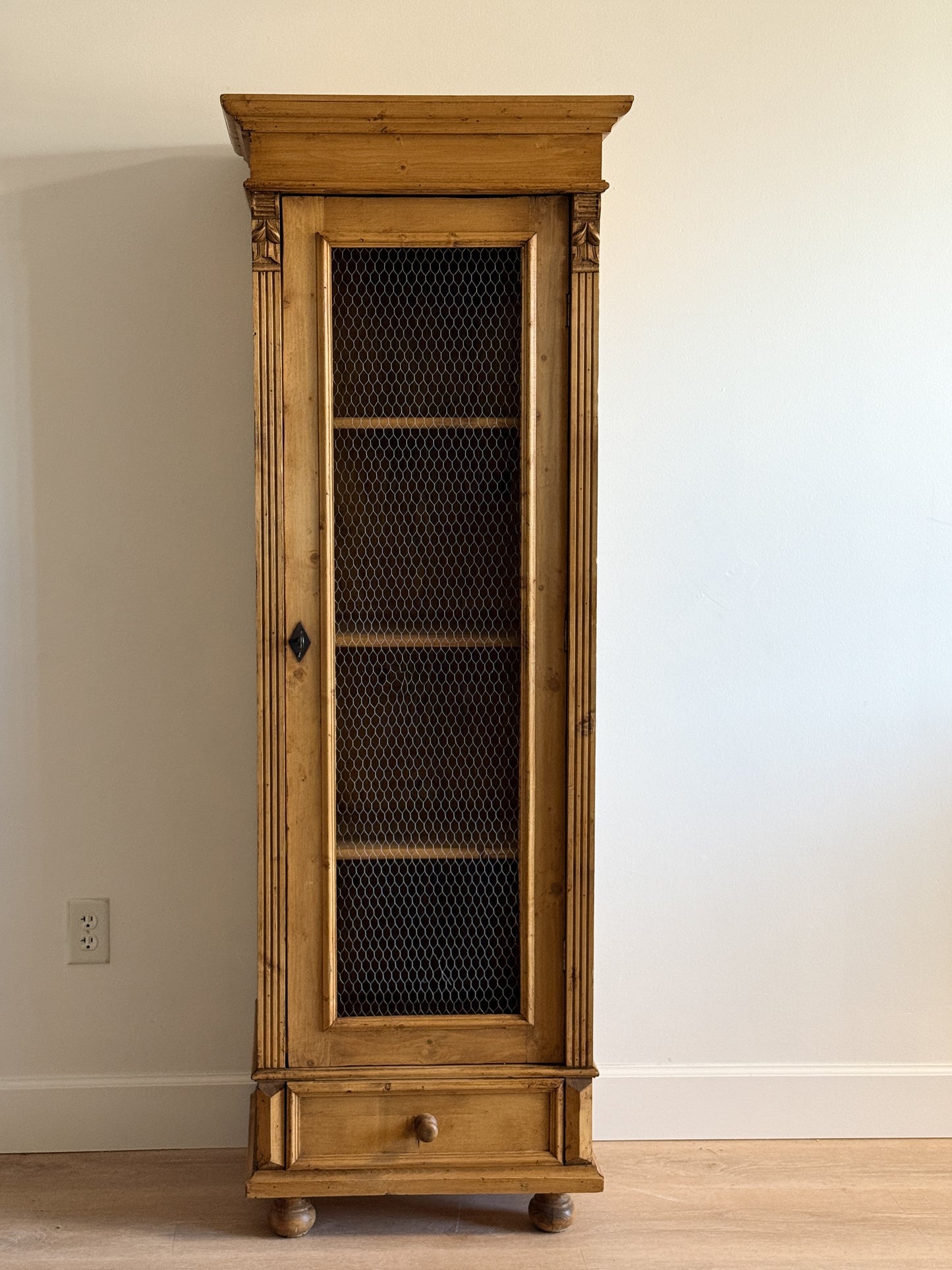 Antique English Pine Cupboard