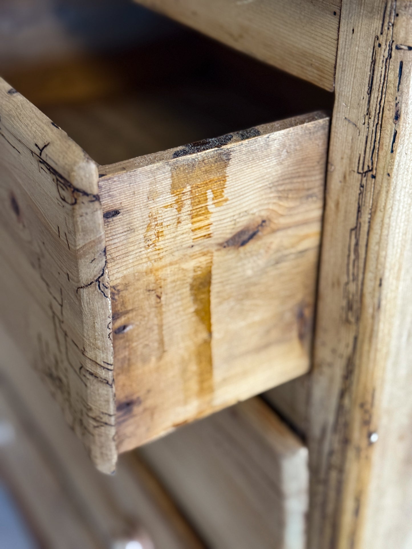 Antique English Pine Dresser