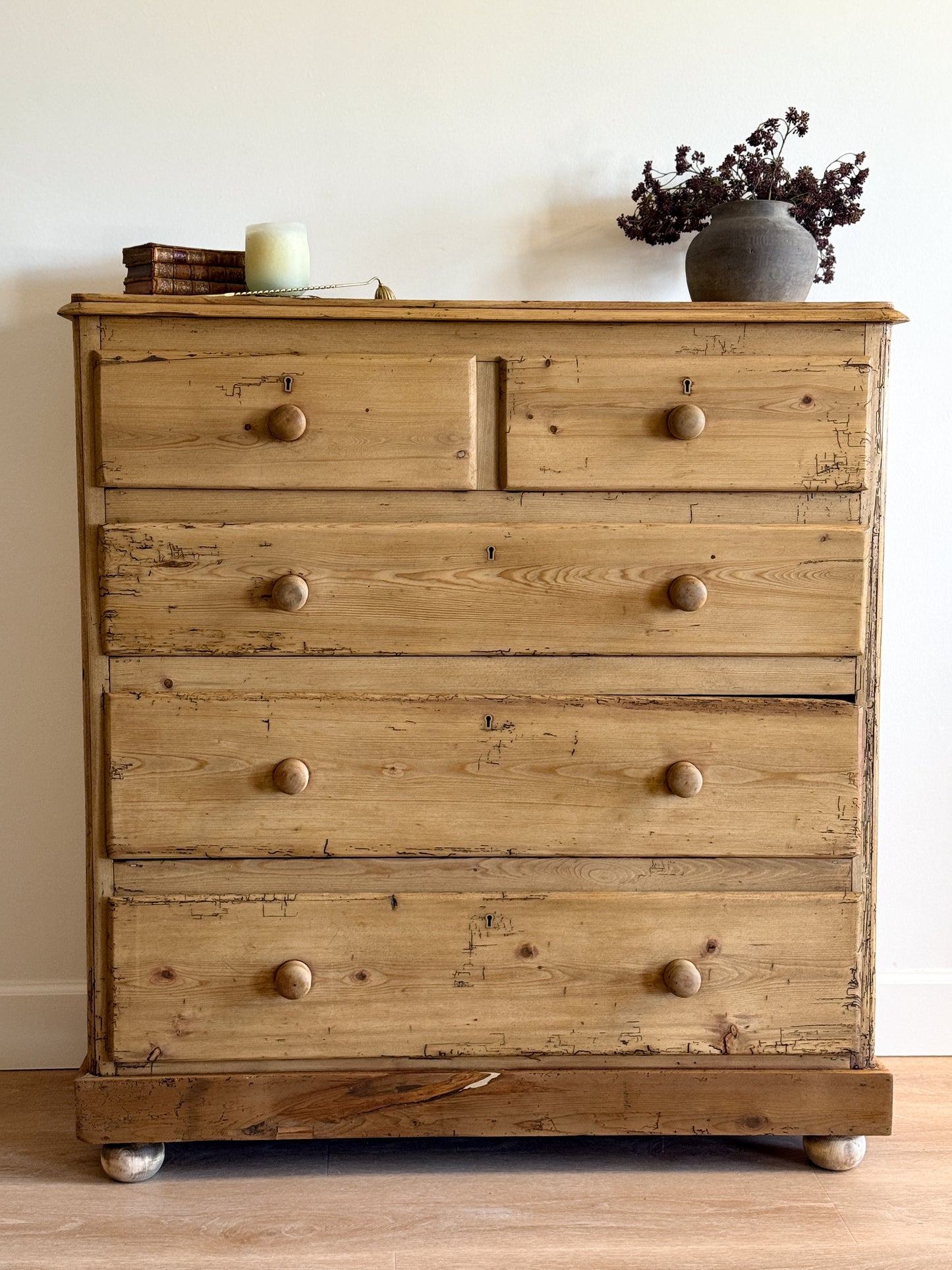 Antique English Pine Dresser