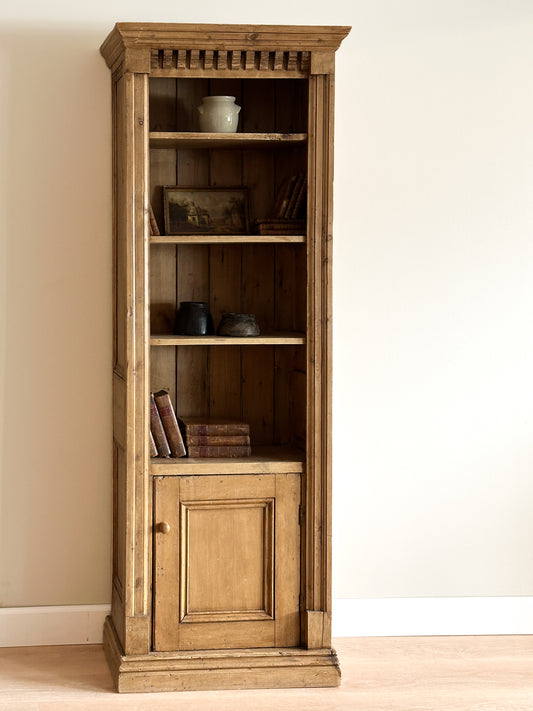 Antique English Pine Bookshelf