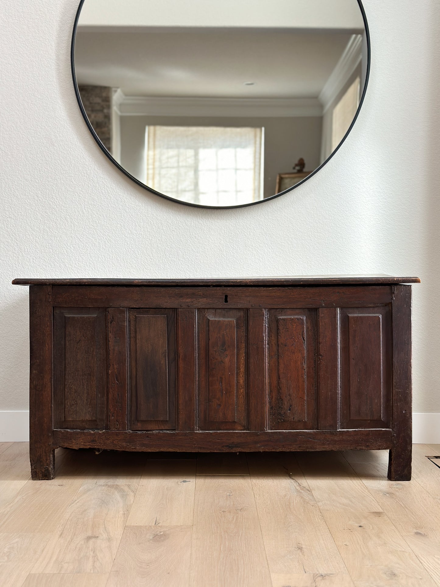 Large Antique English Trunk (1780)