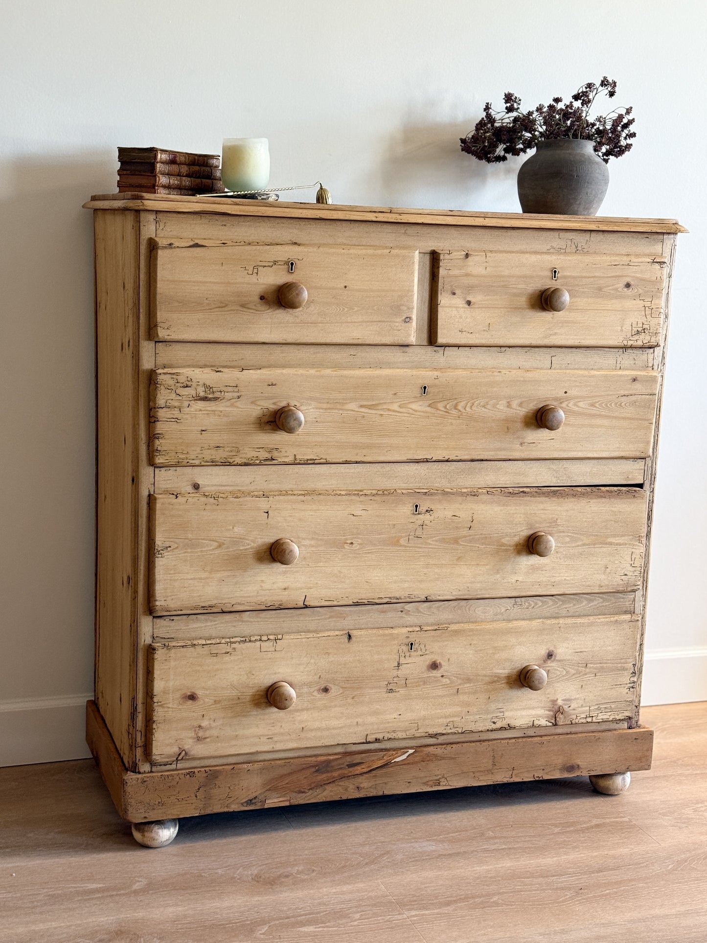 Antique English Pine Dresser