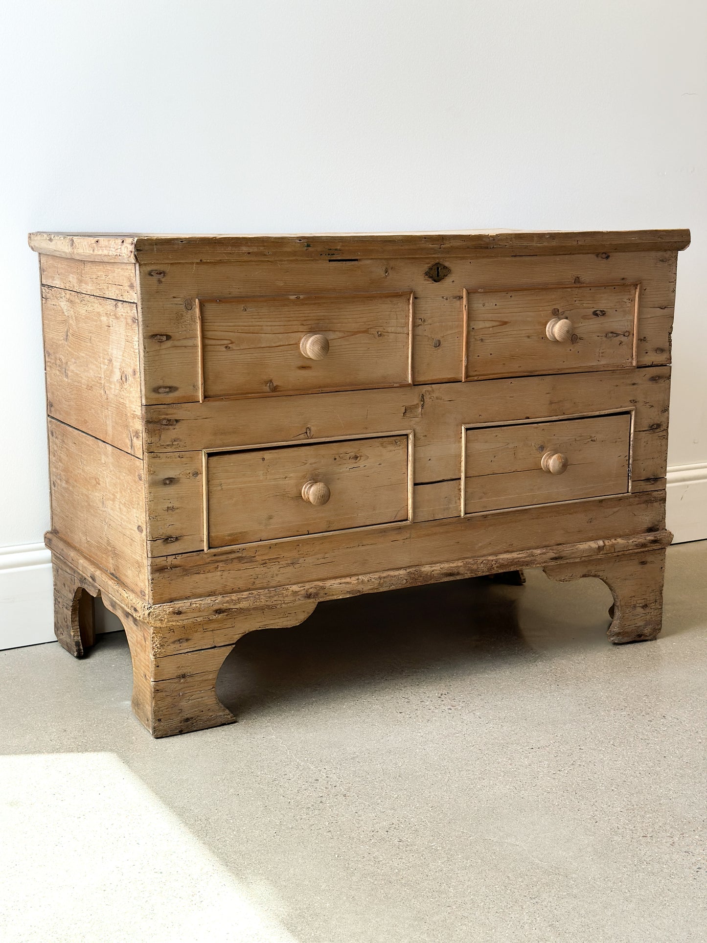 Antique Pine Chest/Trunk