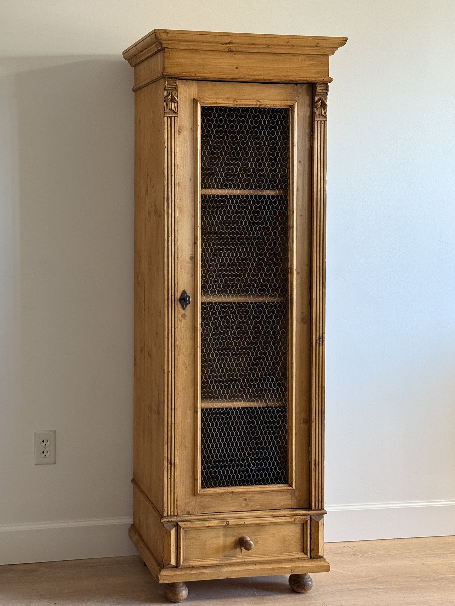 Antique English Pine Cupboard